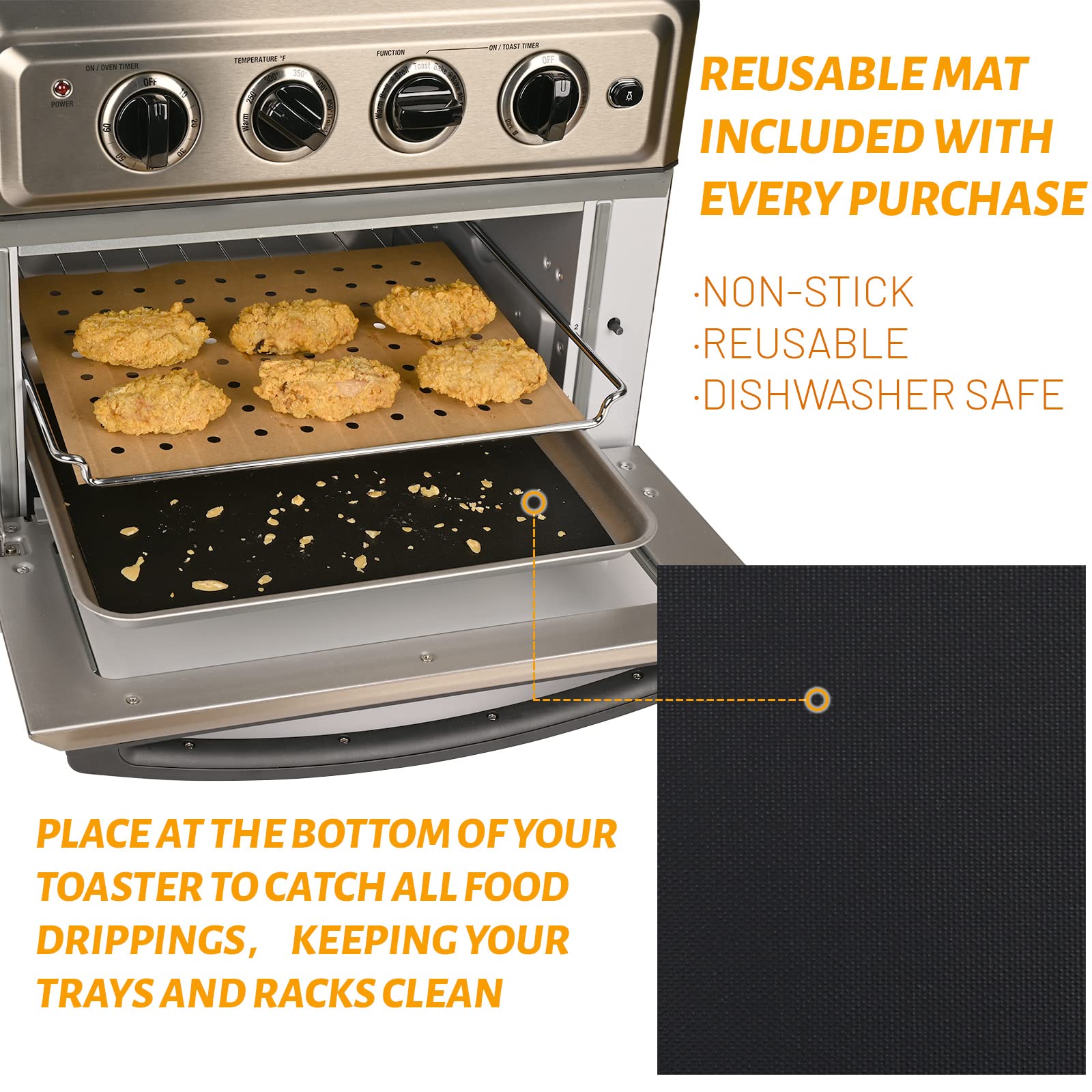 Wmkgg 100 Pcs Unbleached Air Fryer Parchment Paper, 11 X 9 Inch Perforated Rectangular Air Fryer Toaster Oven Disposable Liners