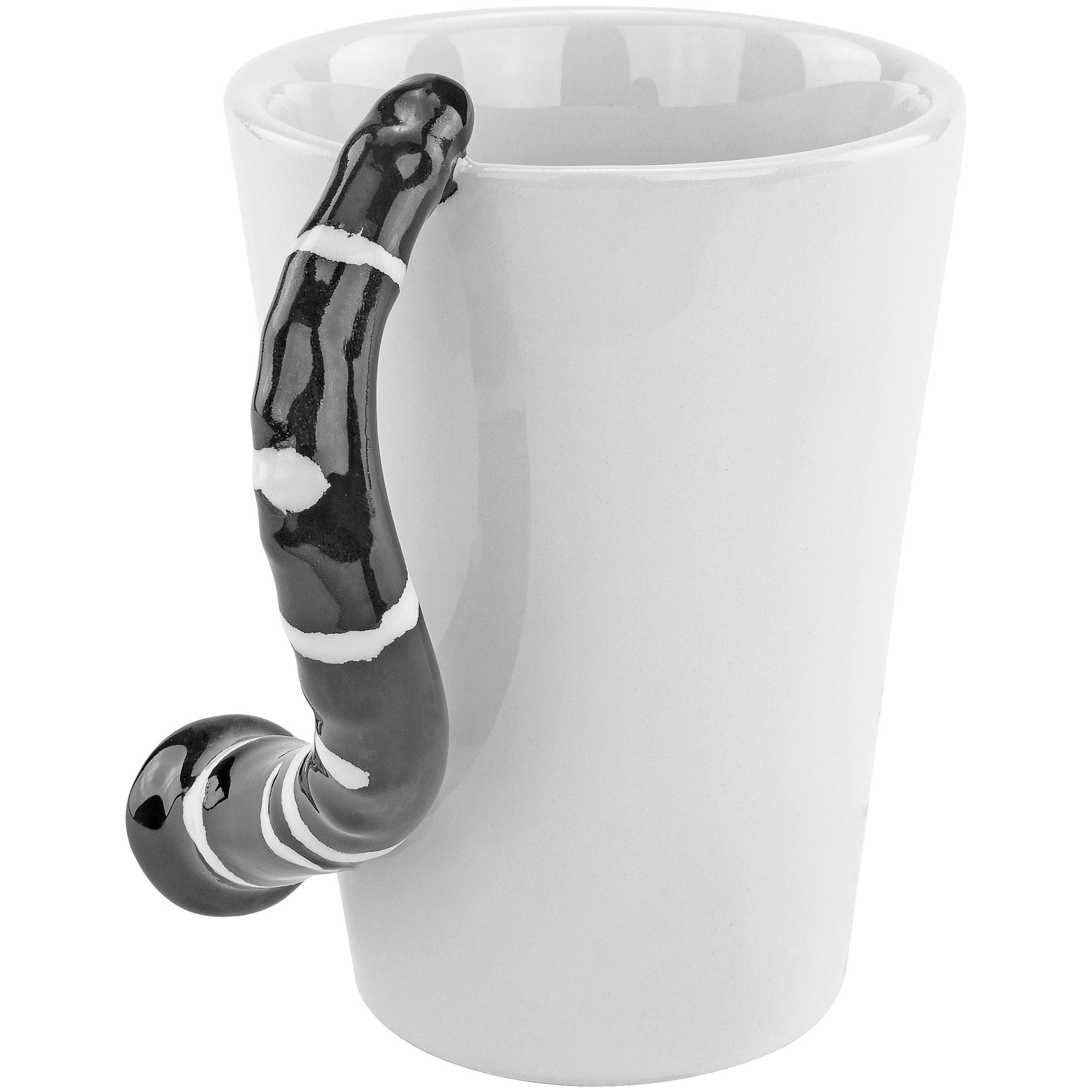 Fairly Odd Novelties Clarinet Novelty Musician Mug, 1 Count (Pack of 1), White