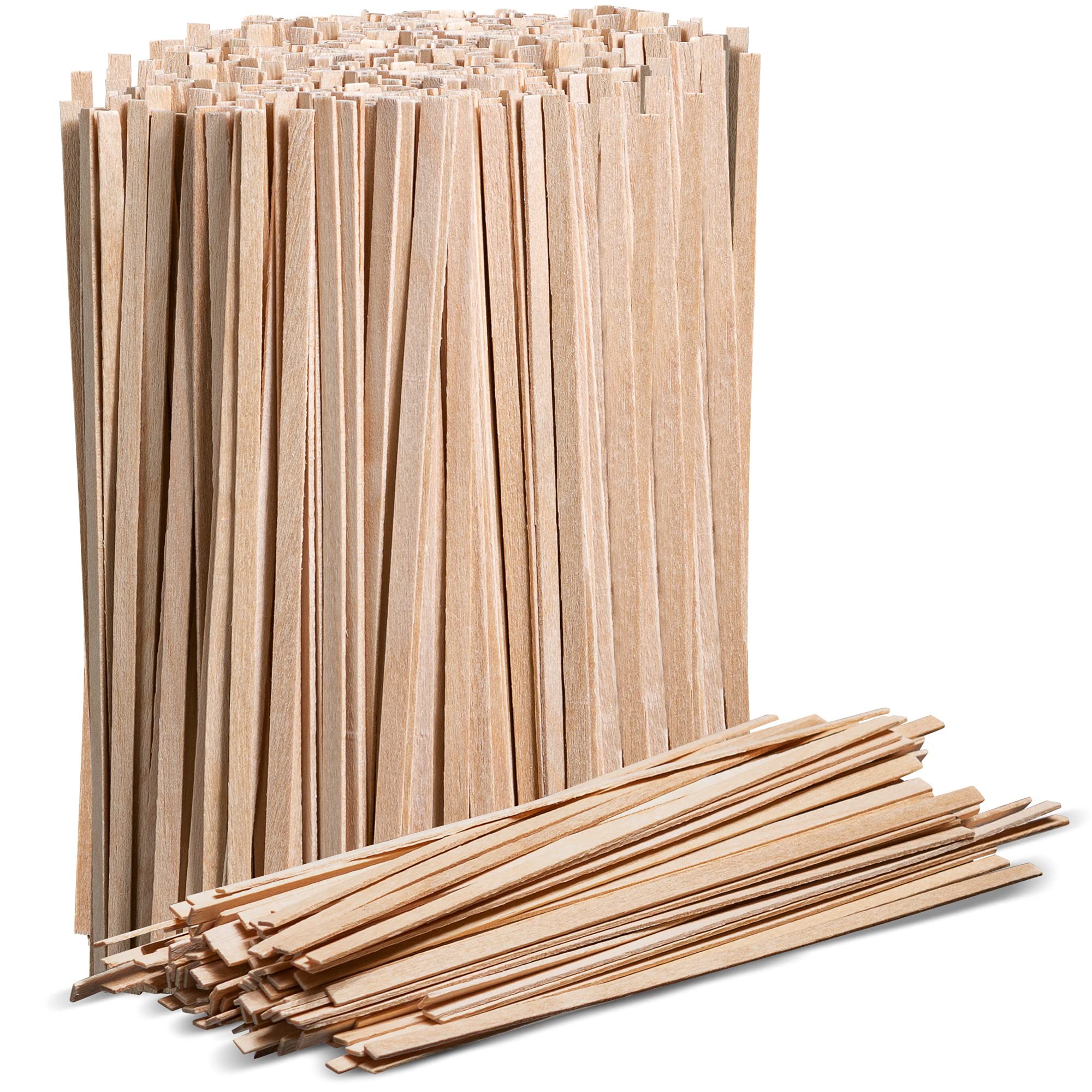 Prestee Wooden Coffee Stirrer, 1000 Disposable Coffee Stir Sticks, 5.5'' Wooden Stir Sticks For Coffee & Cocktails, Wooden Bever
