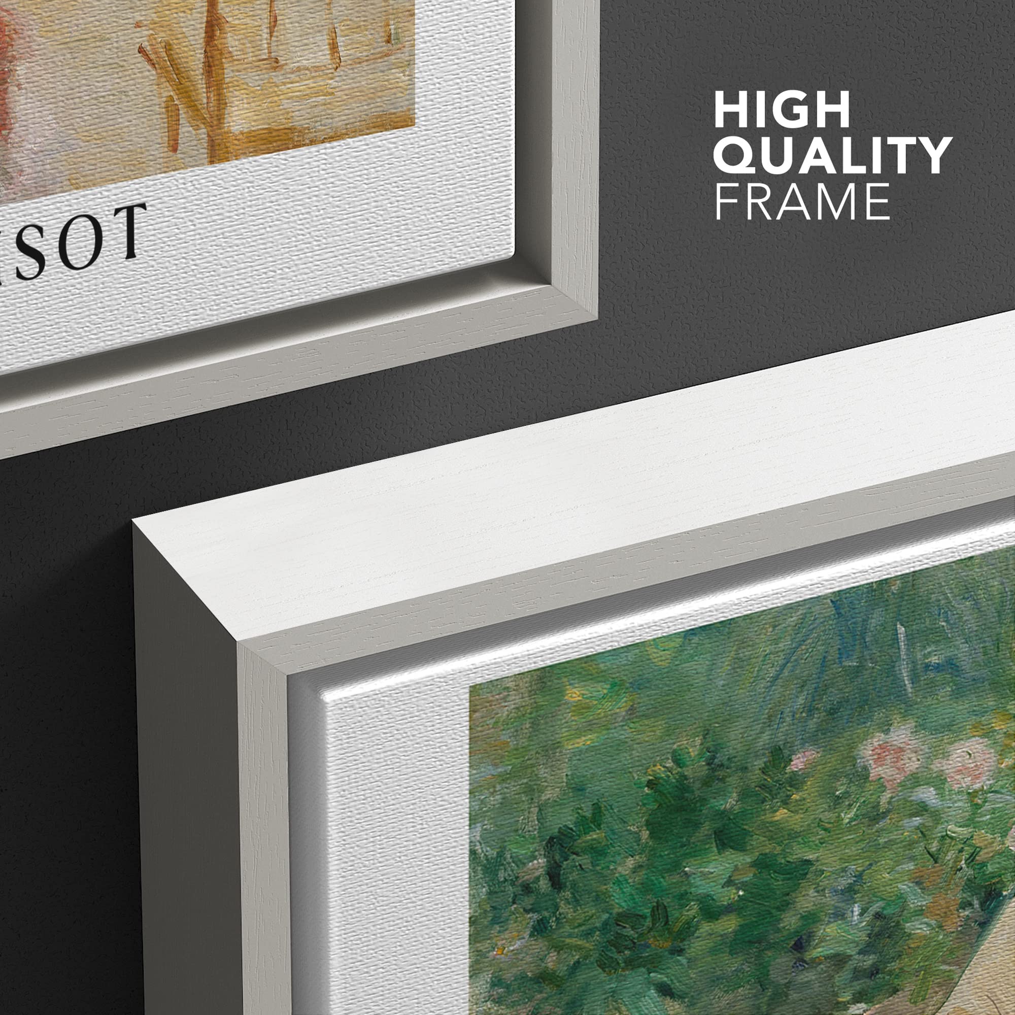 Wall26 Framed Canvas Print Wall Art Young Woman Knitting By Berthe Morisot Historic Classical Illustrations Fine Art Decorative