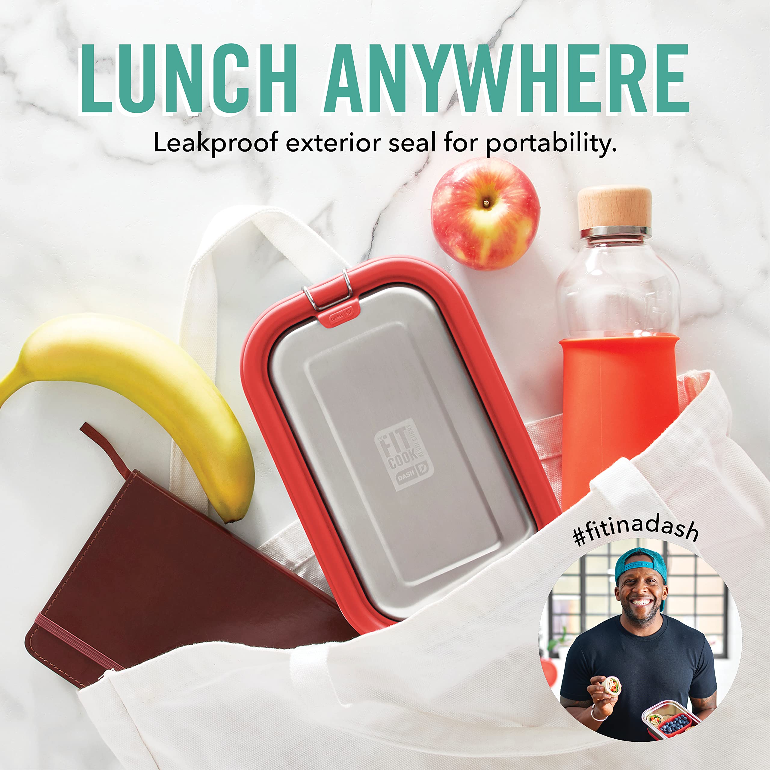 Dash The Fit Cook X Stainless Steel Lunch Box