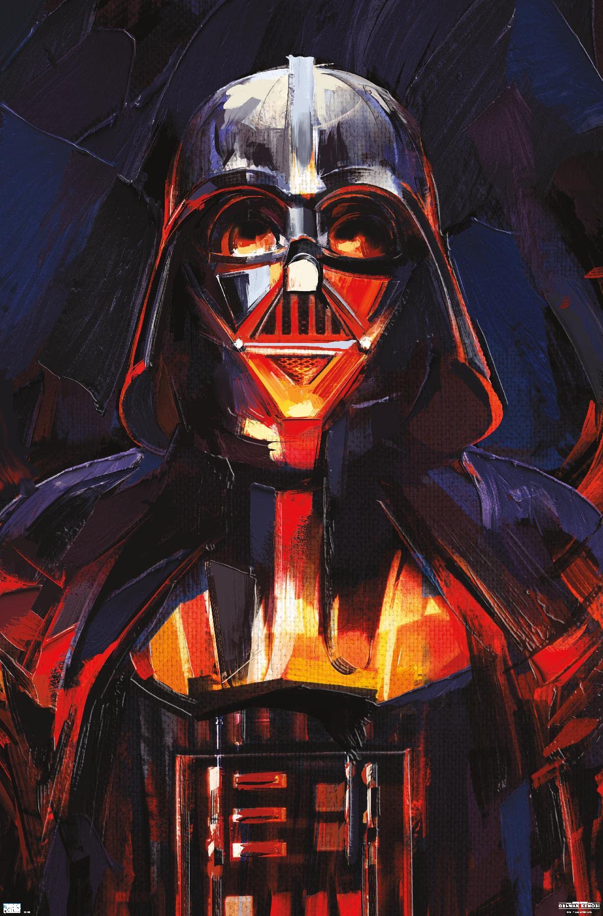 Trends International Star Wars: Obi-Wan Kenobi - Darth Vader Painting Wall Poster, 22.375'' X 34'', Premium Unframed Version