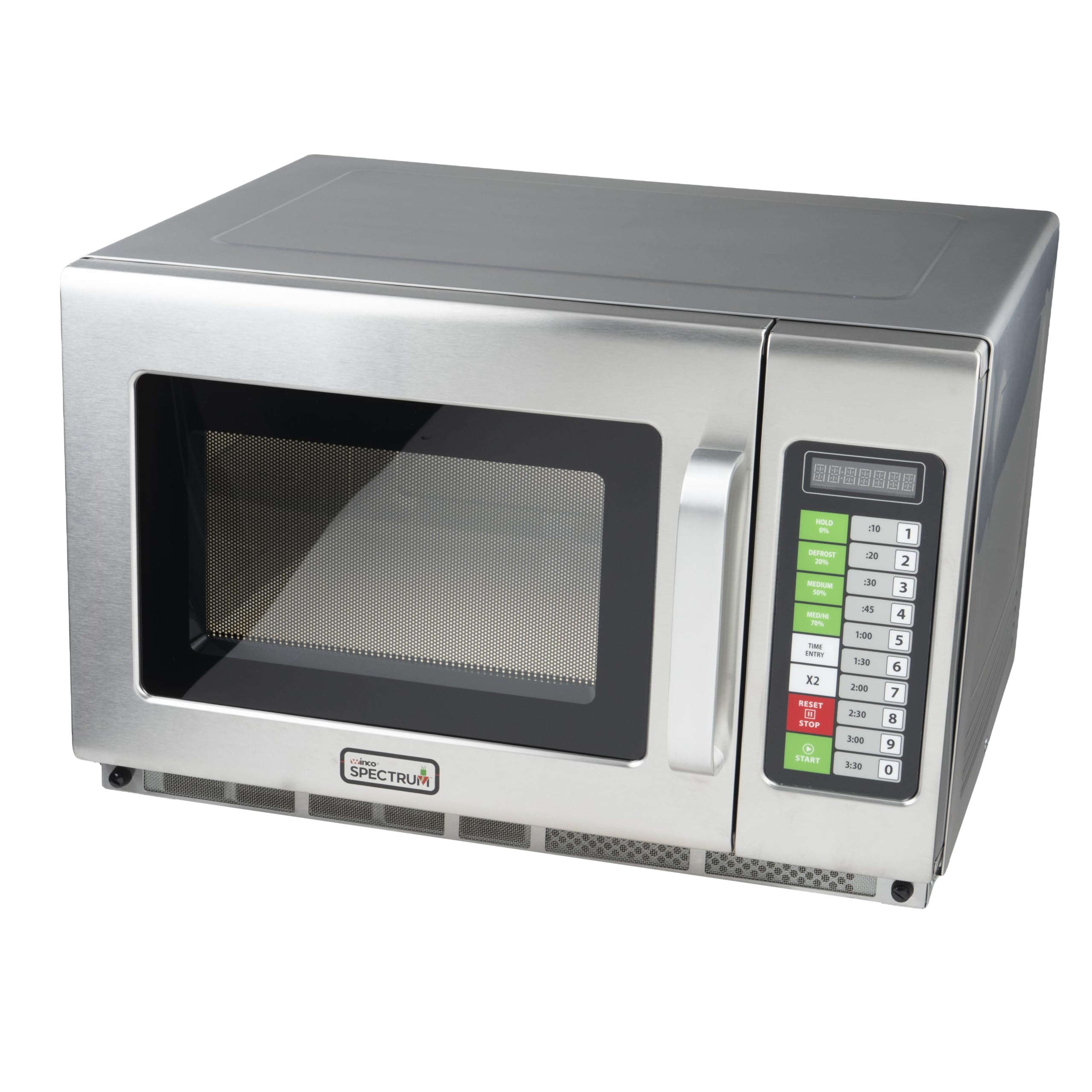 Winco Commercial-Grade Microwave with Touch Controls, 1,800 W, 1.2 Cubic Feet