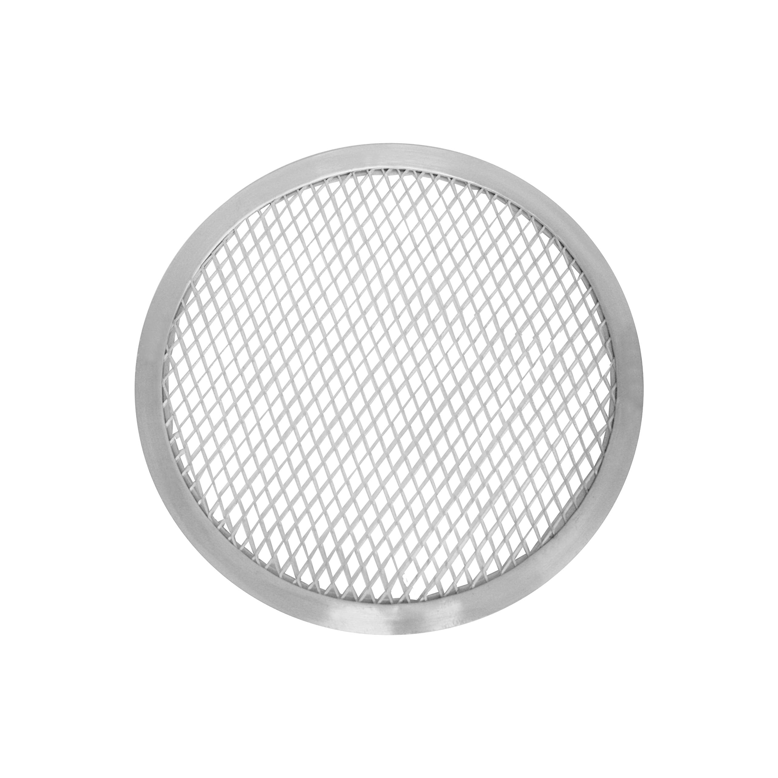 Thunder Group Seamless-Rim Aluminum Pizza Screen, 12 Inch