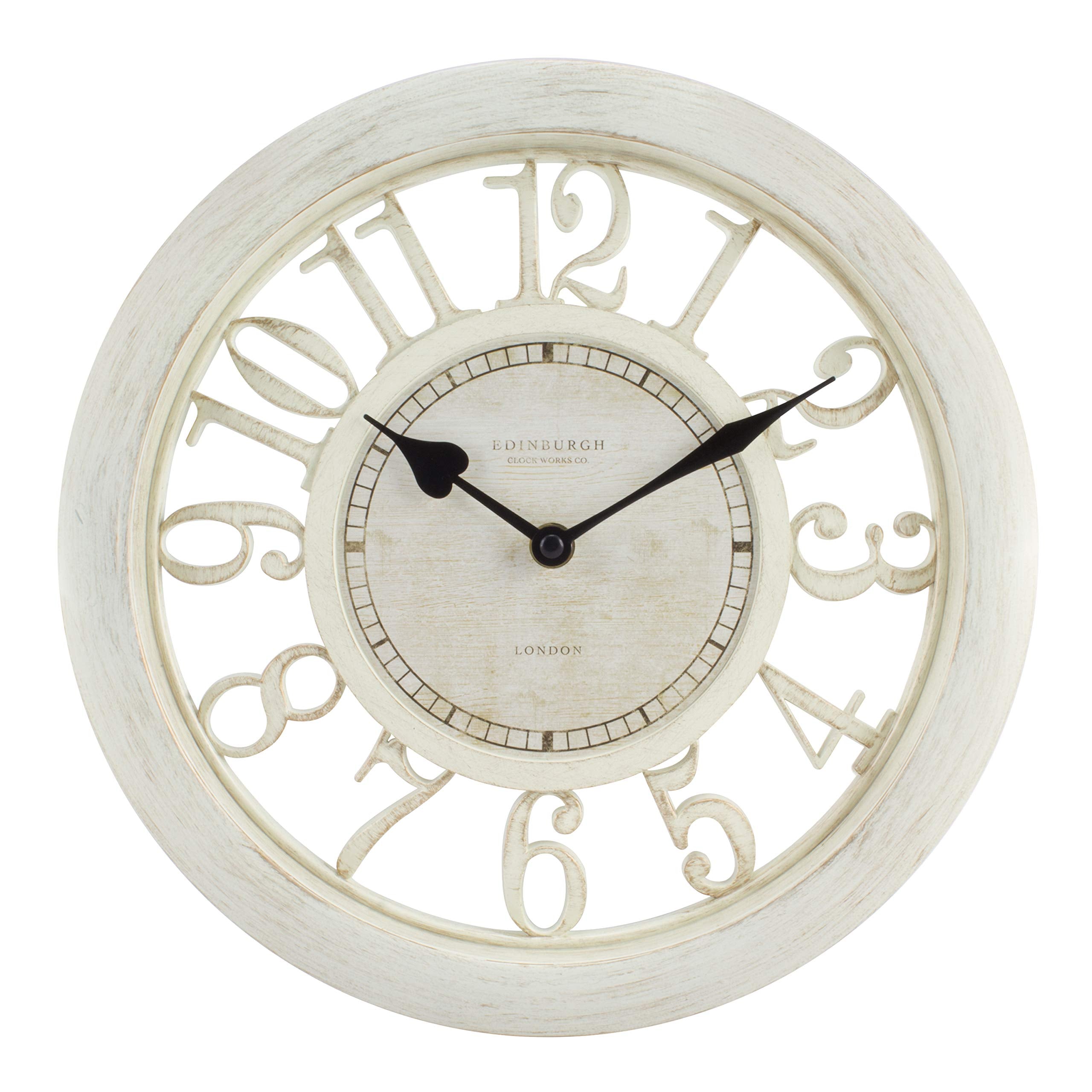 Equity 20857 11.5 Delaney Floating Dial Quartz Clock