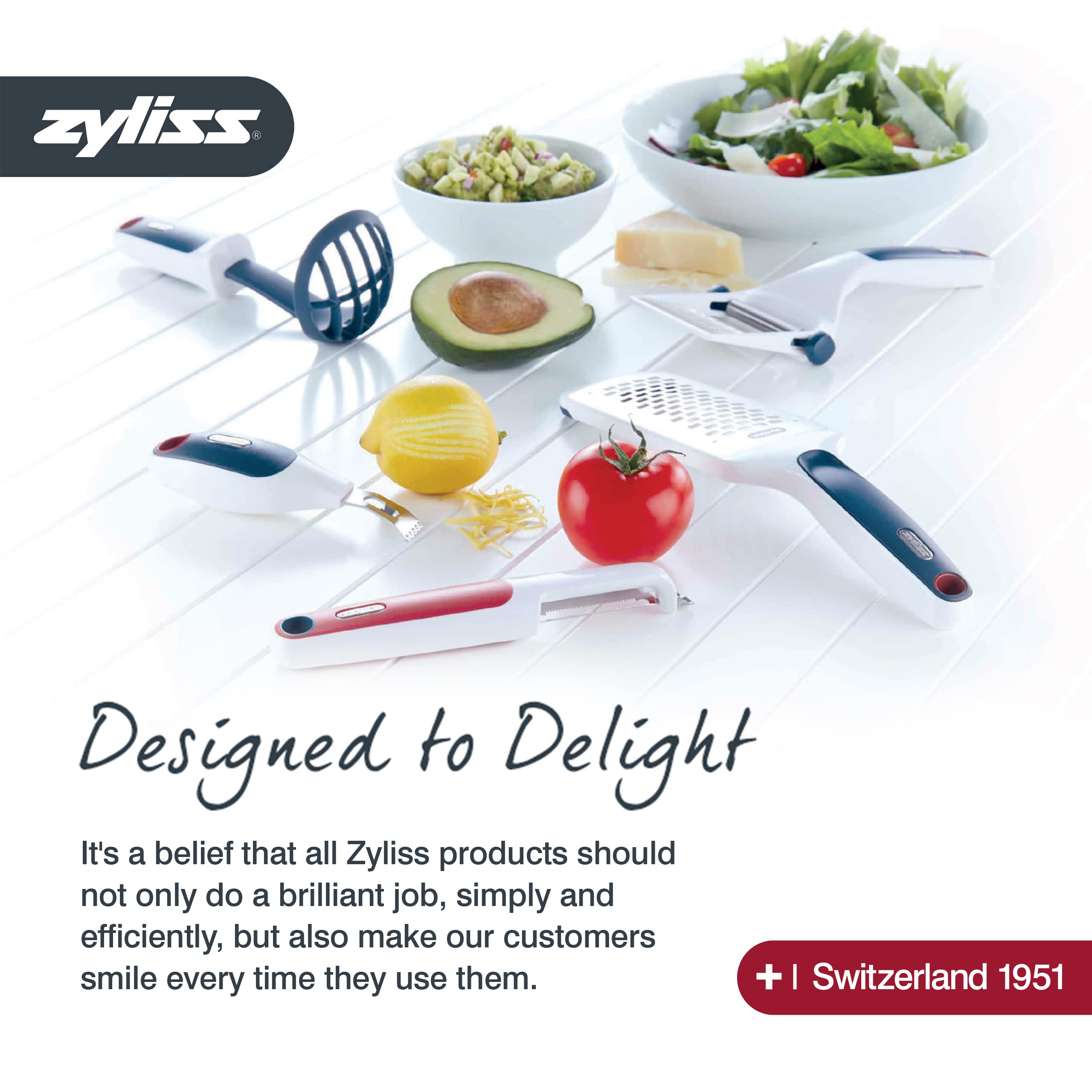 Zyliss Handheld Electric Milk Frother - Battery-Powered Frother for Coffee - Create Hot or Cold Foam in Cappuccinos  Lattes  or Shakes - Perfect Accessory for Your Coffee Bar - Red