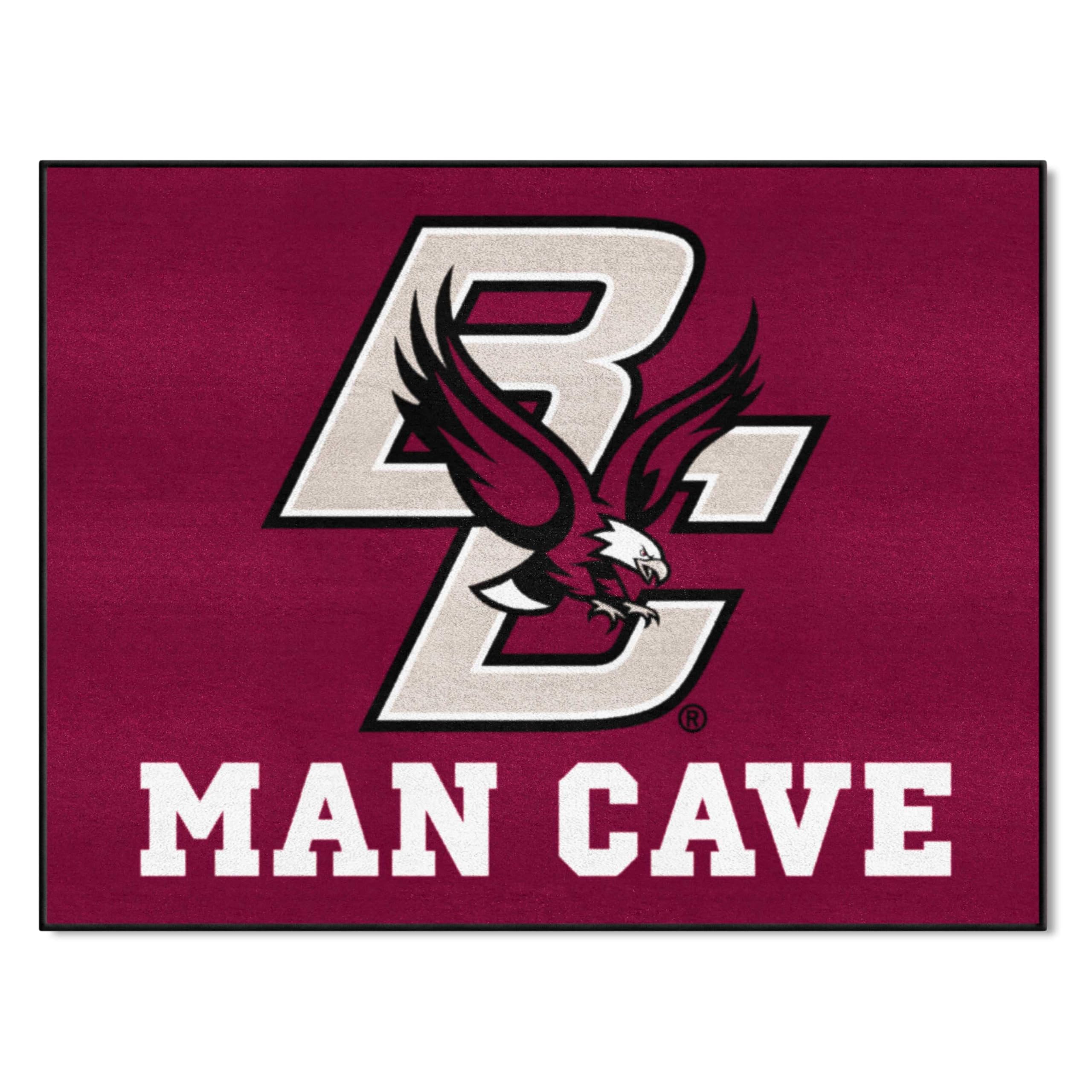 FANMATS 17246 Boston College Eagles Man Cave All-Star Rug - 34 in. x 42.5 in.