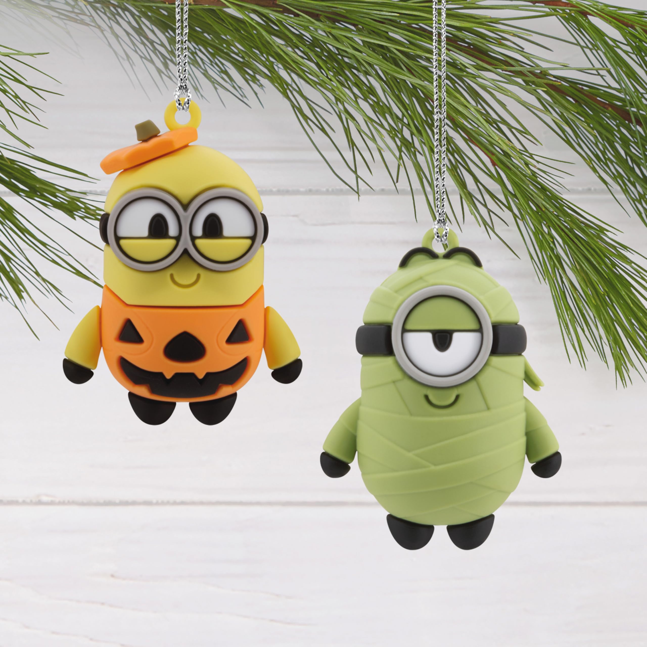 Hallmark Minions Mystery Halloween Ornaments, Set of 2