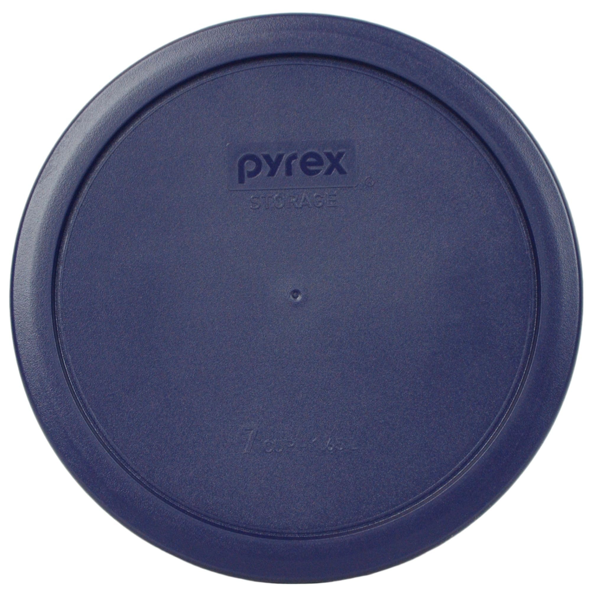 Pyrex 7402-Pc 6/7-Cup Blue Replacement Food Storage Lid - Made In The Usa