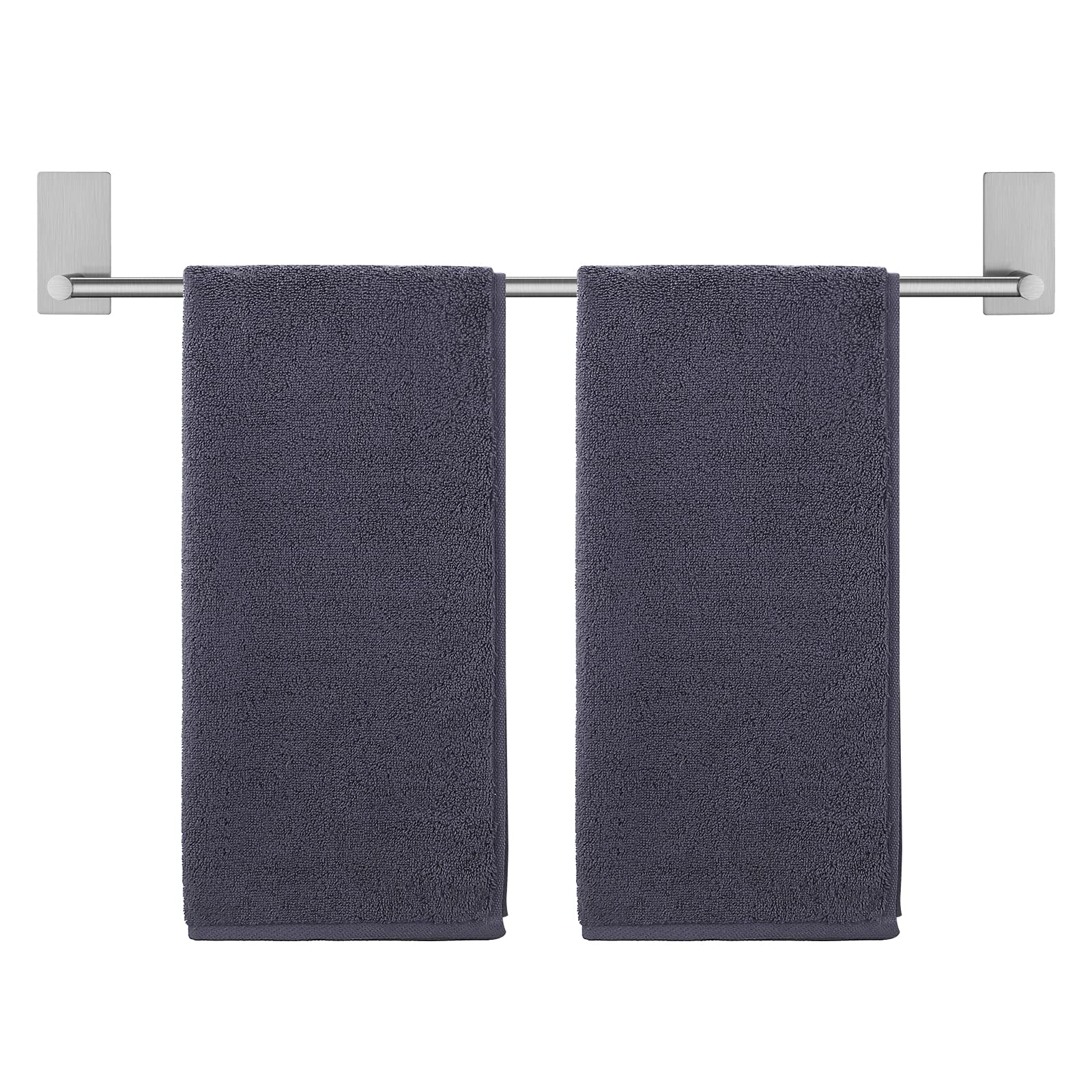 Kes Self Adhesive Towel Bar, No Drill Towel Bar 24-Inch For Bathroom Towel Hangers Stick On Sticky Towel Holder Sus304 Stainless