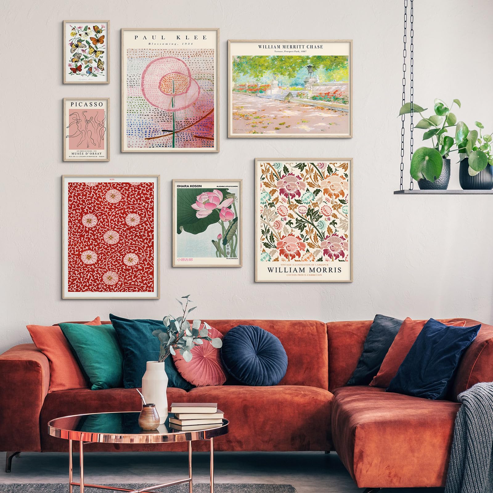 Habseligkeit Flower Posters For Room Aesthetic, Boho Wall Art Prints, Unique Vintage Wall Decor Aesthetic Eclectic Home Decor Be