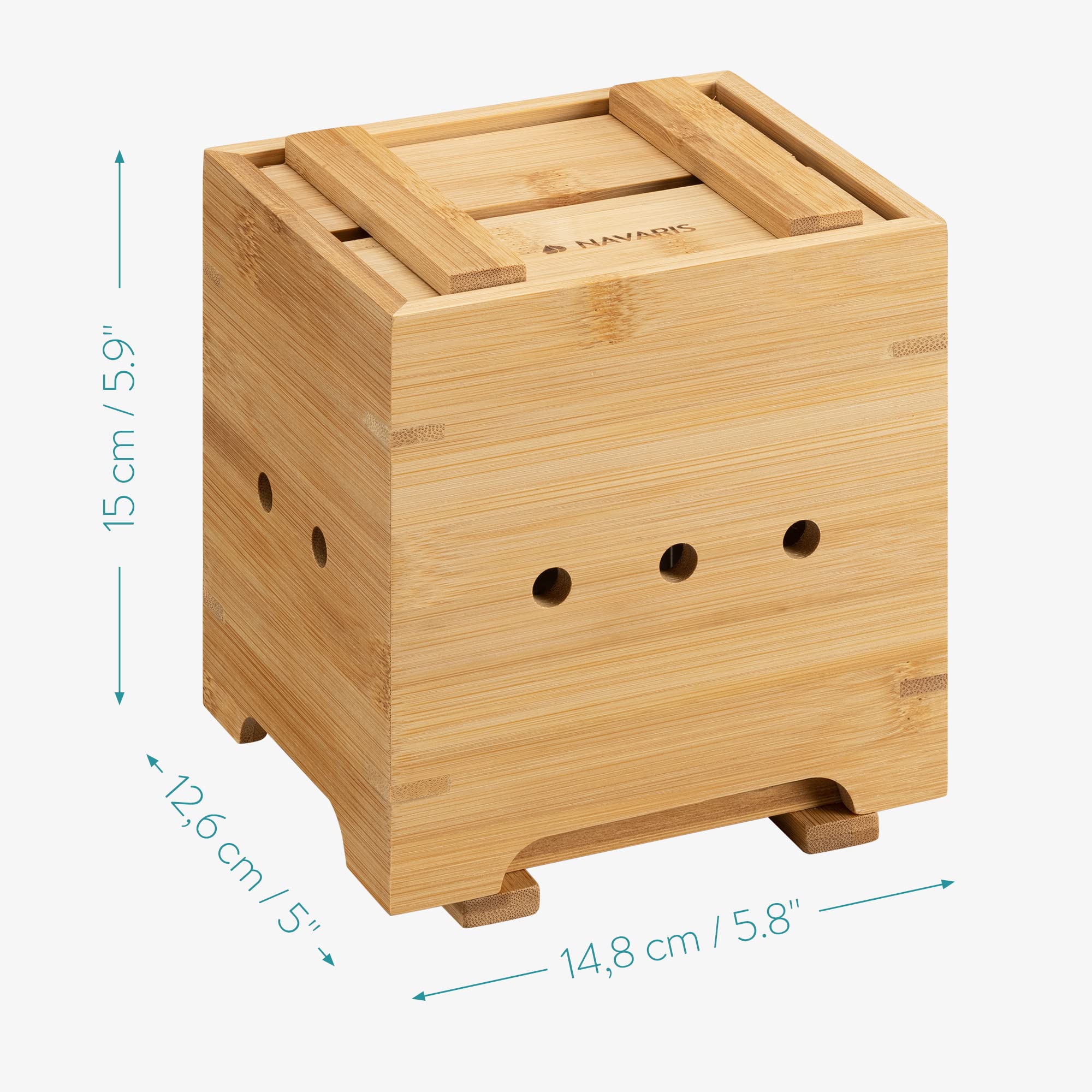 Navaris Bamboo Tofu Maker Kit - Tofu Mold For Making Fresh Homemade Tofu, Cheese, Tempeh - Tofu Making Kit Made 100% Natural Mat