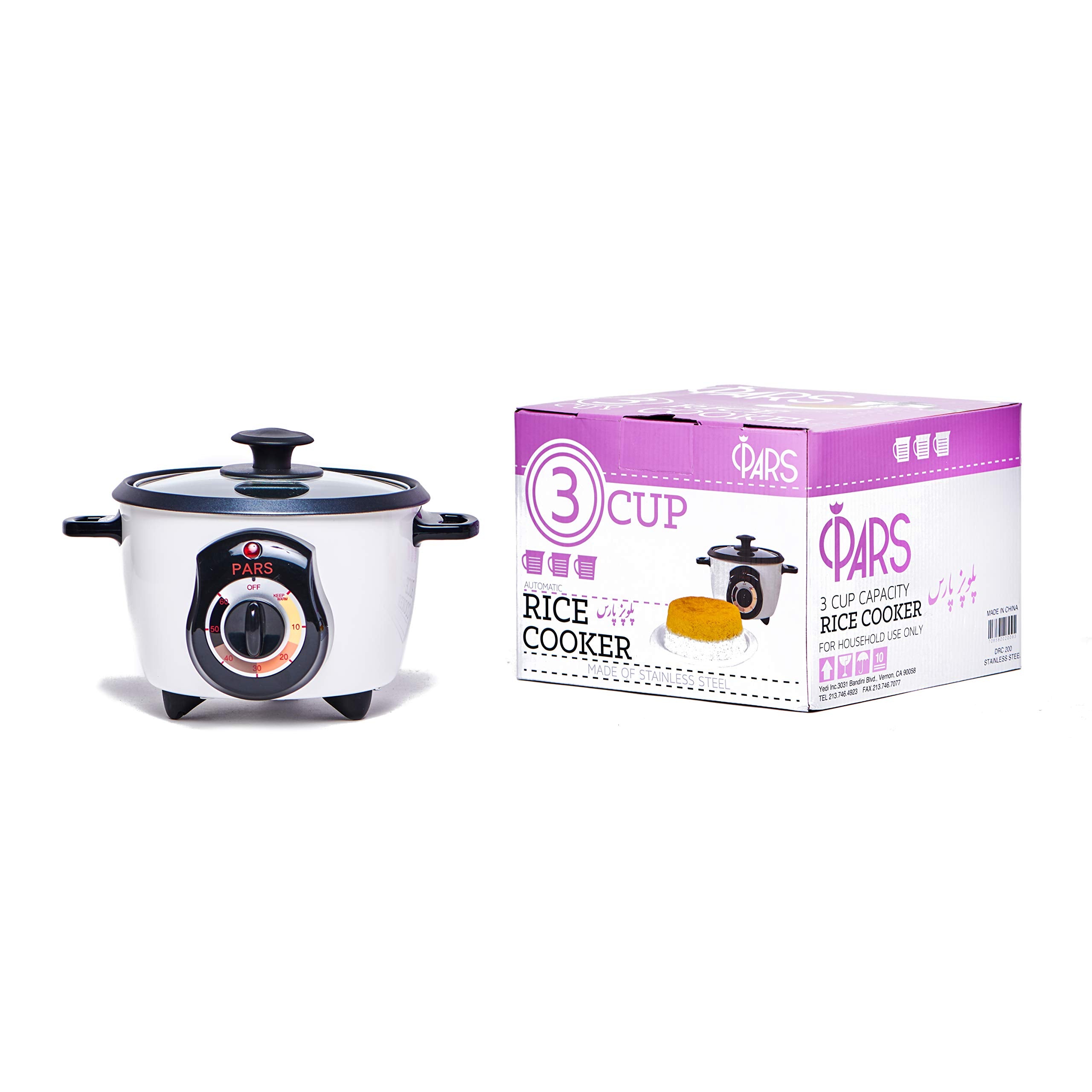 Pars 3 Cup Automatic Rice Cooker