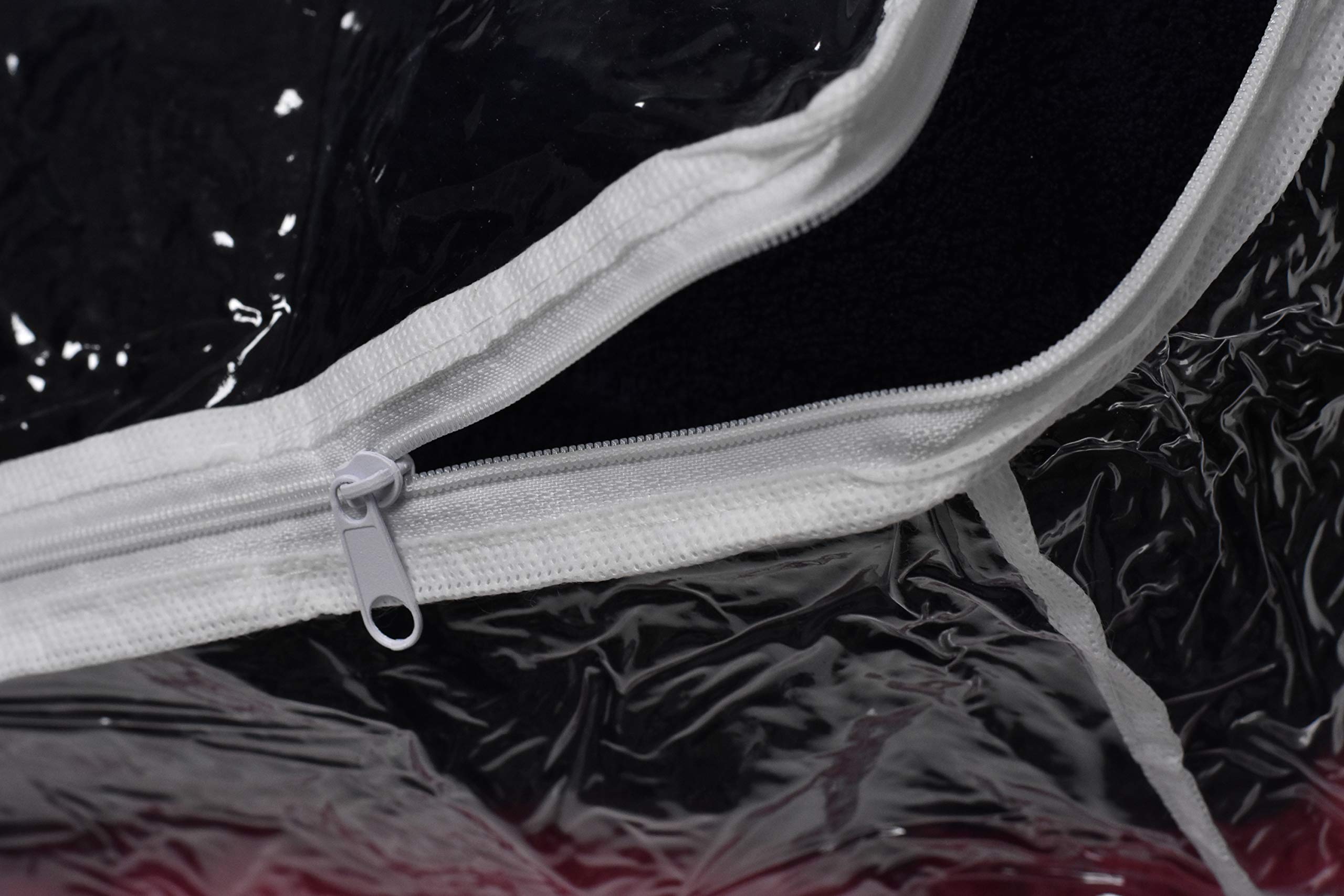 Blanket Storage Bags - Zippered Large Clear Plastic Storage Bag. Shield Your Quilt Blankets, Bedding And Clothes From Dust, Dirt