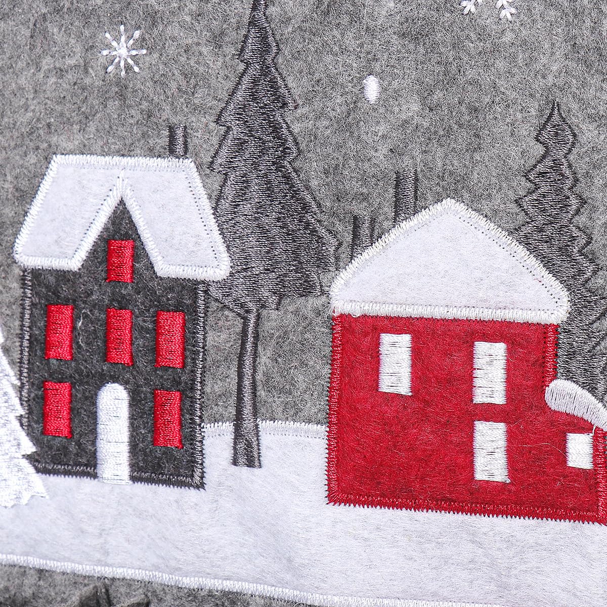 GMOEGEFT Advent Calendar 2024 Countdown to Christmas 25 Days Hanging Xmas Home Wall Fabric Decoration