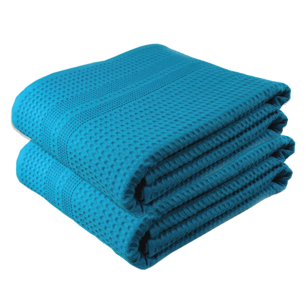 Gilden Tree Waffle Towels Quick Dry Lint Free Thin, 2 Pack Bath Sheets 40X80 Oversized Extra Large For Adults, Classic Style (Aq