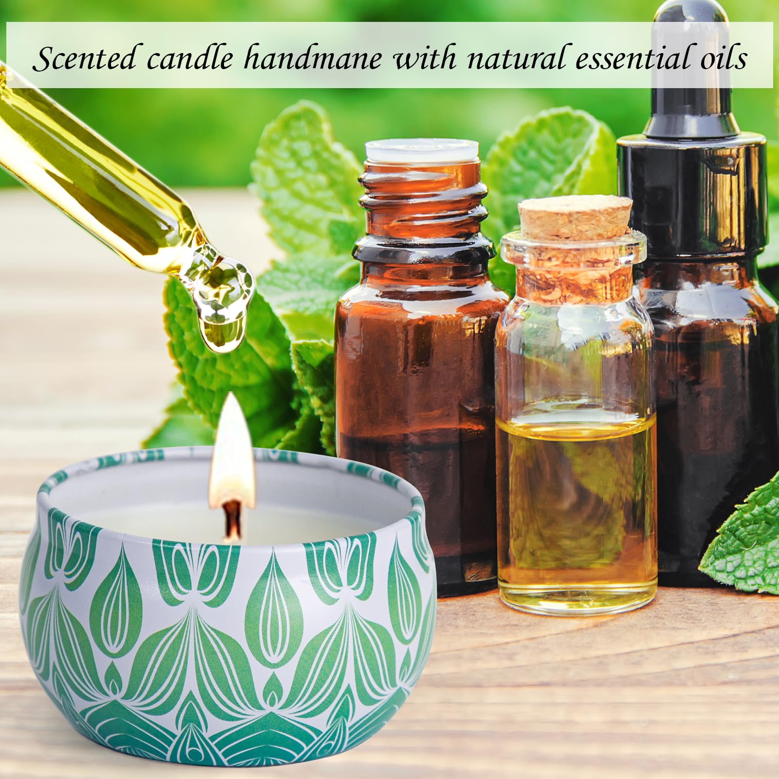 3 Pack Scented Candles Gift Set, 7.5 oz Candles for Home Scented Gifts Set Fresh Natural Soy Candles Gifts for Women for Ideal G