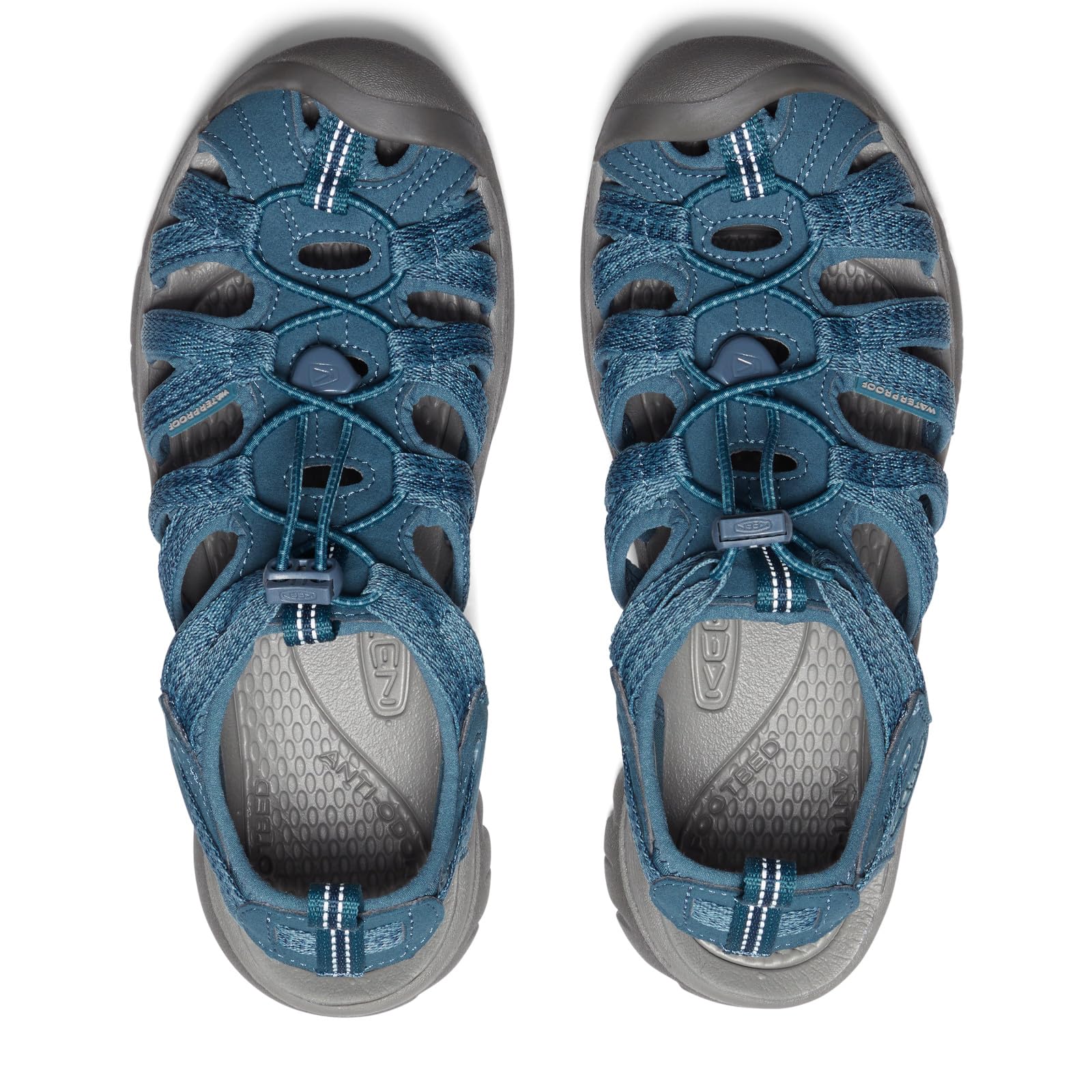 Keen Womens Whisper Closed Toe Sport Sandals, Smoke Bluesmoke Blue, 85