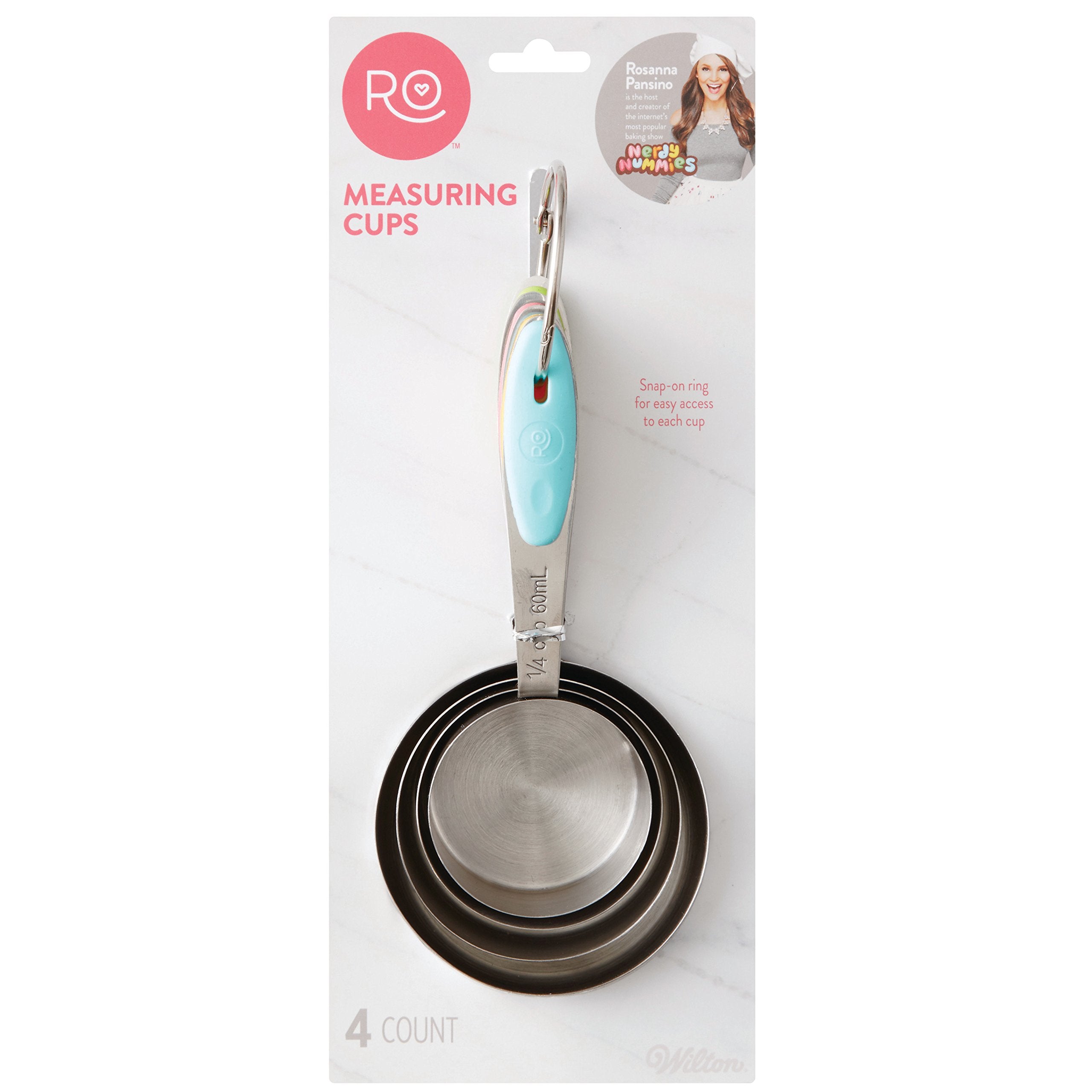 Wilton N/S Rosanna Pansino Measuring Cups, Assorted