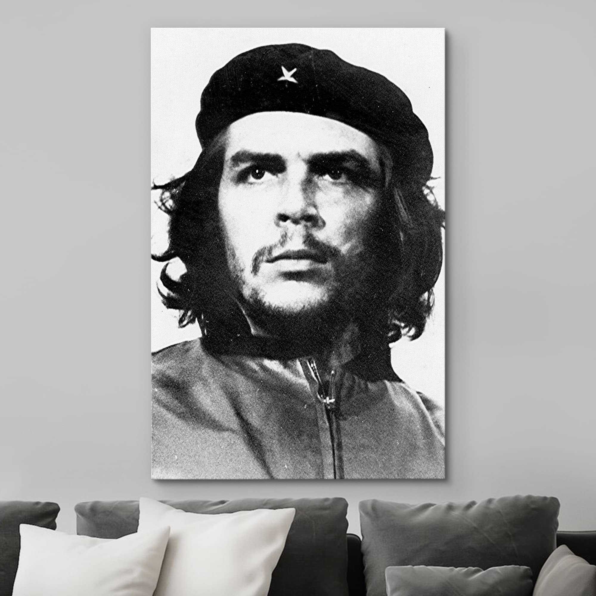 Wall26 Canvas Print Wall Art Portrait Of Che Guevara People Pop Culture Historical Realism Famous Closeup Colorful Multicolor Cl