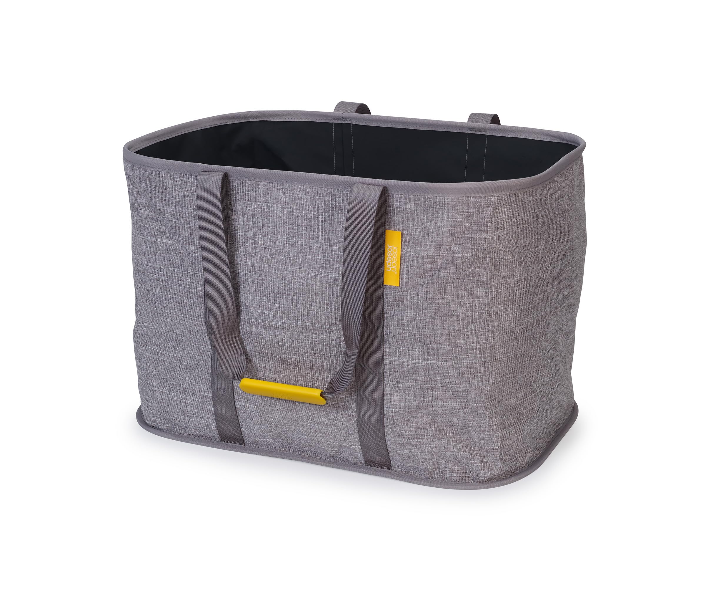 Joseph Joseph Hold-All Max Collapsible 55L Washing Laundry Basket Bag, Durable Fabric, Moisture Resistant, Grey