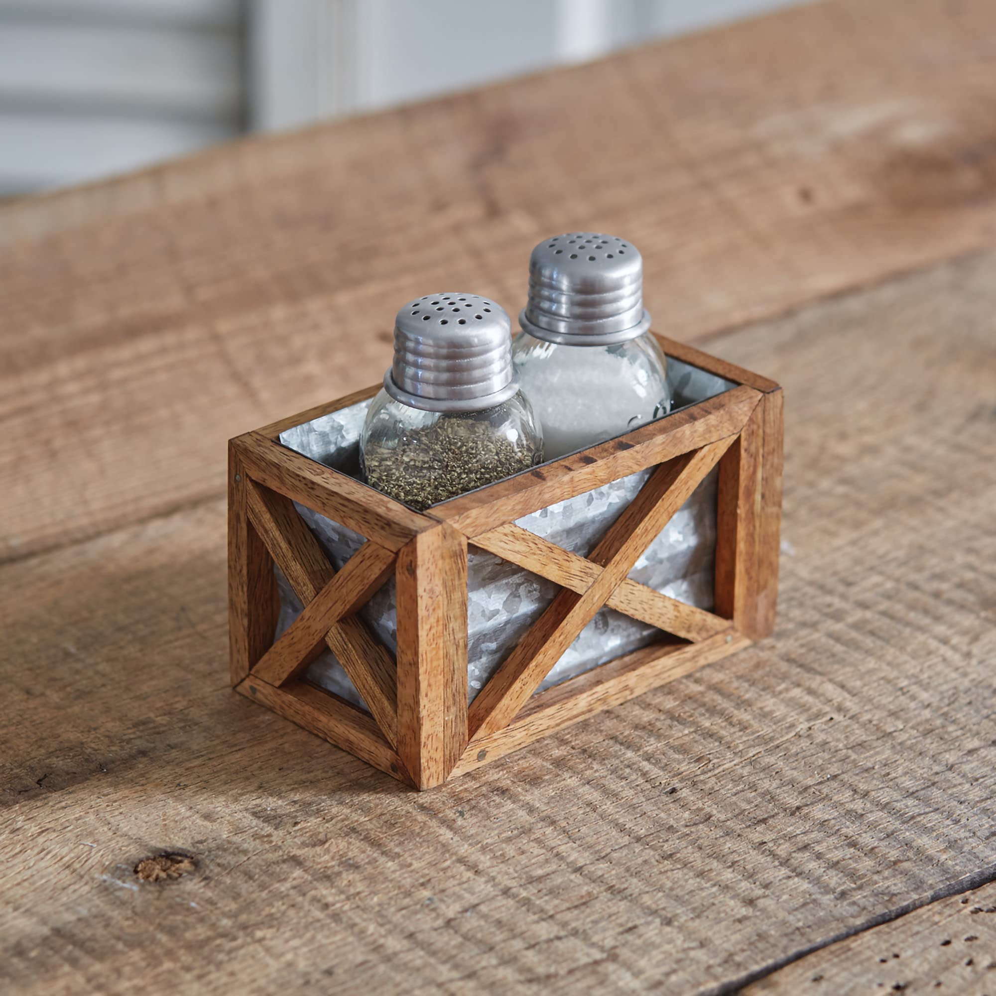Barn Door Salt And Pepper Caddy