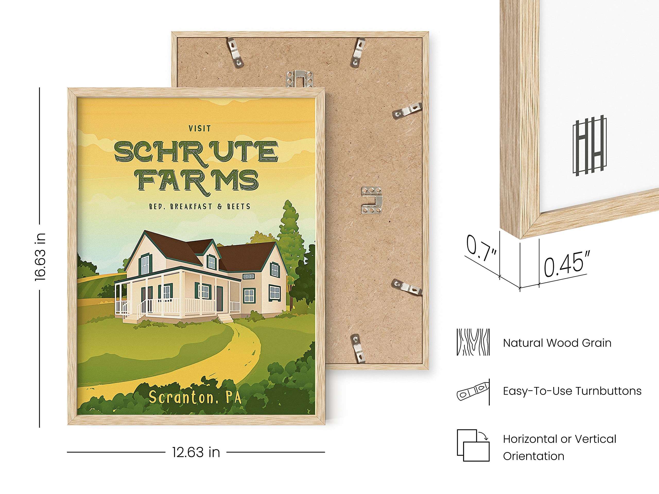 Haus And Hues The Office Poster, Schrute Farms, Dwight Schrute, The Office Wall Art, Funny Posters, The Office Decor, The Office