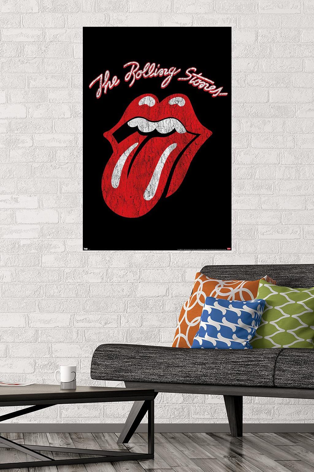 Trends International Rolling Stones-Classic Logo Wall Poster, 22.375'' X 34'', Unframed Version