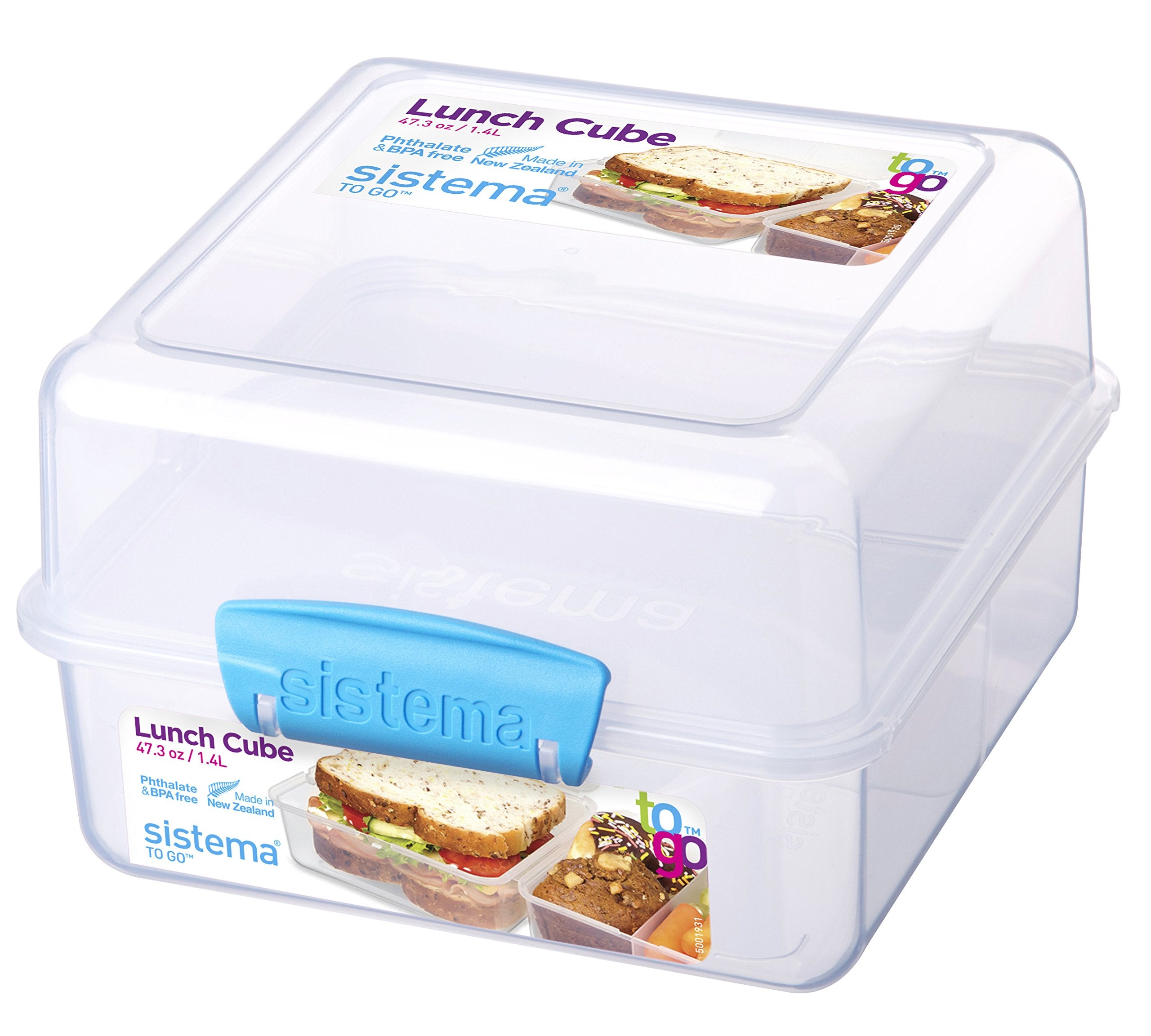 Sistema To Go Collection Lunch Cube Compact Food Storage Container