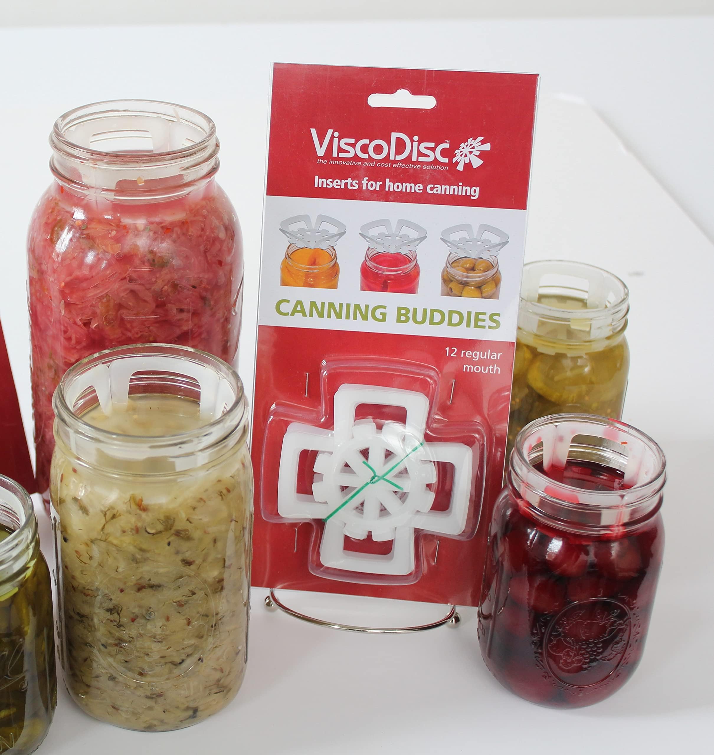 Viscodisc Canning Buddies- Wide Mouth Mason Jar Inserts