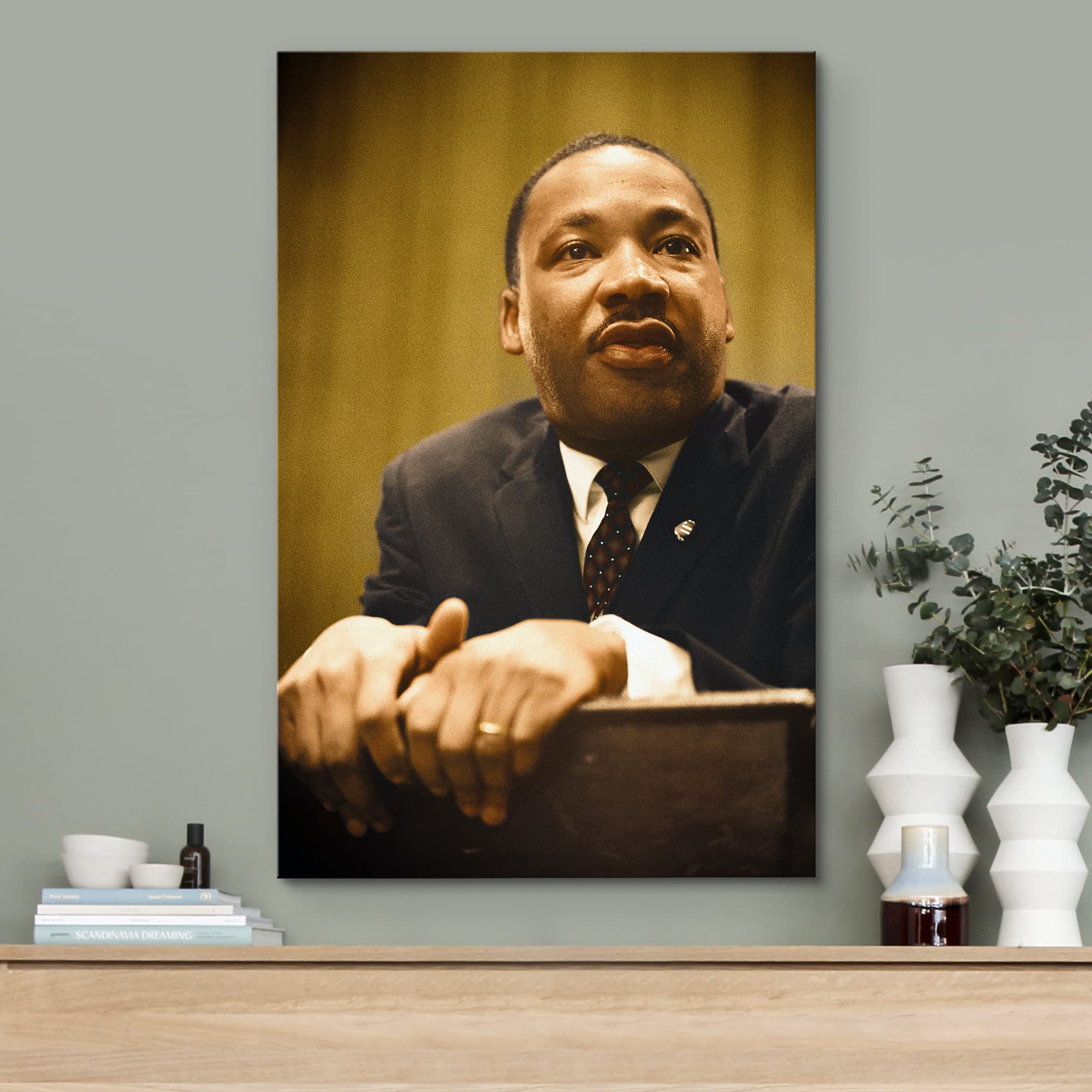 Wall26 Canvas Print Wall Art African American Civil Rights Speech Martin Luther King Historic Classic Photography Realism Tradit