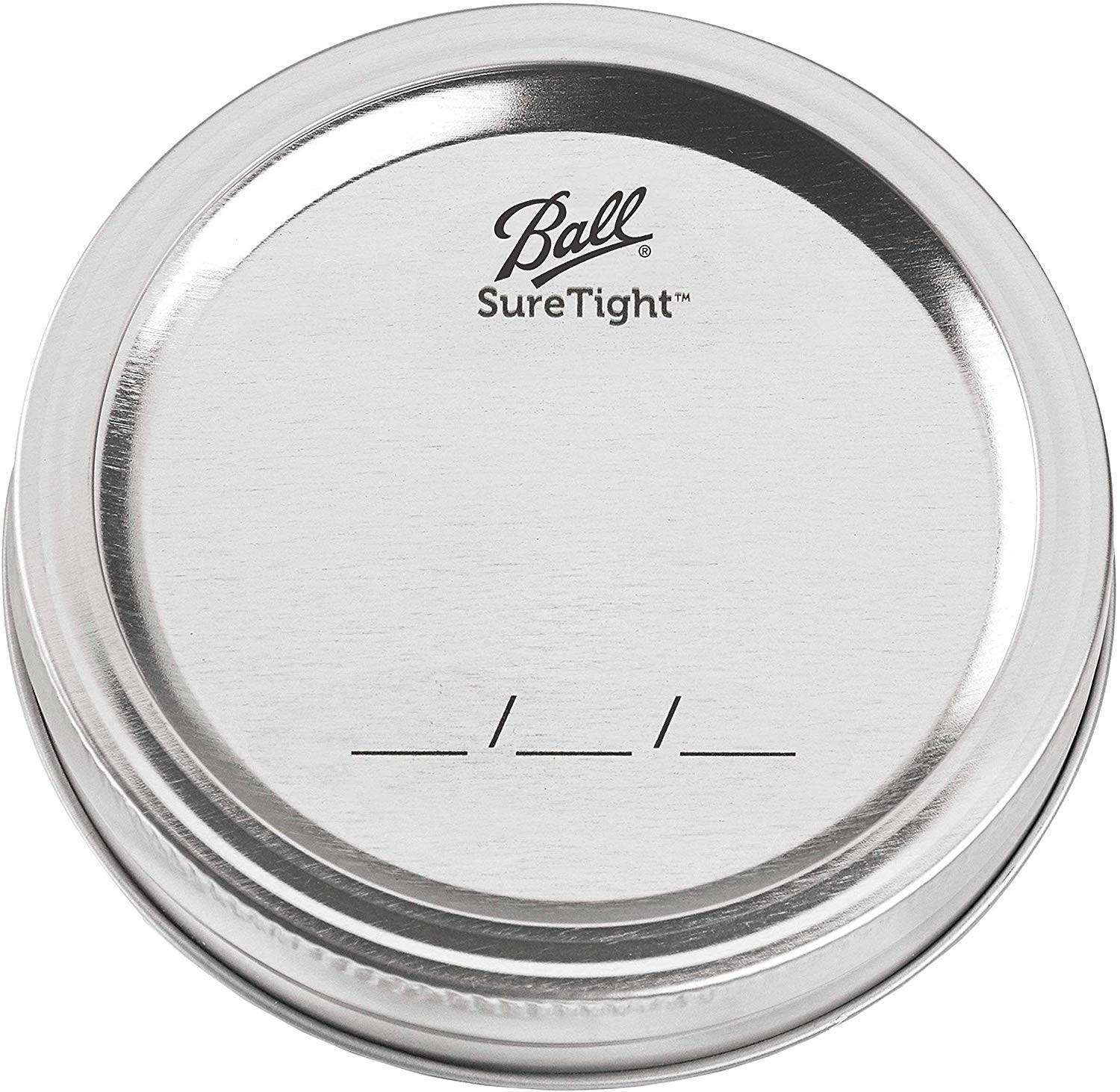 Ball Regular Mouth Lids With Bands Per Pack (2-Pack), 12 Count (Pack Of 2), Silver And Clear