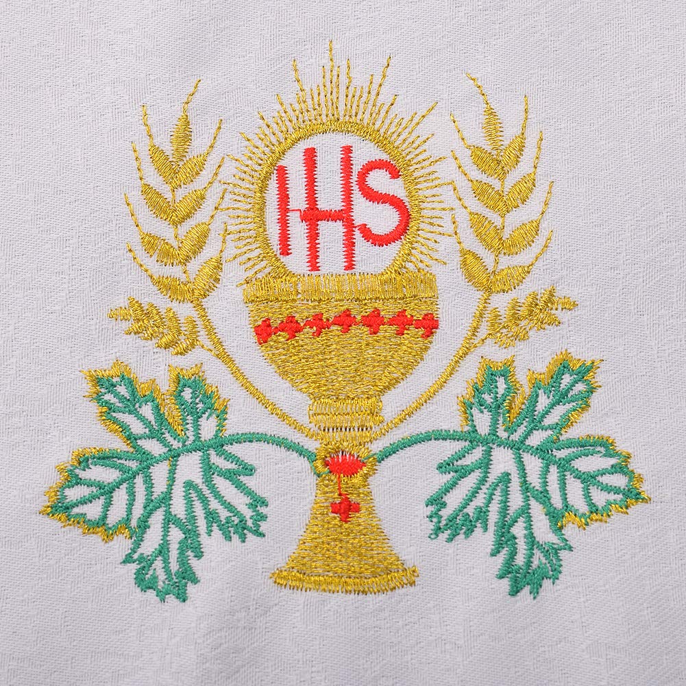 Blessume Altar Cloth Chalice Pall Chalice Veil White