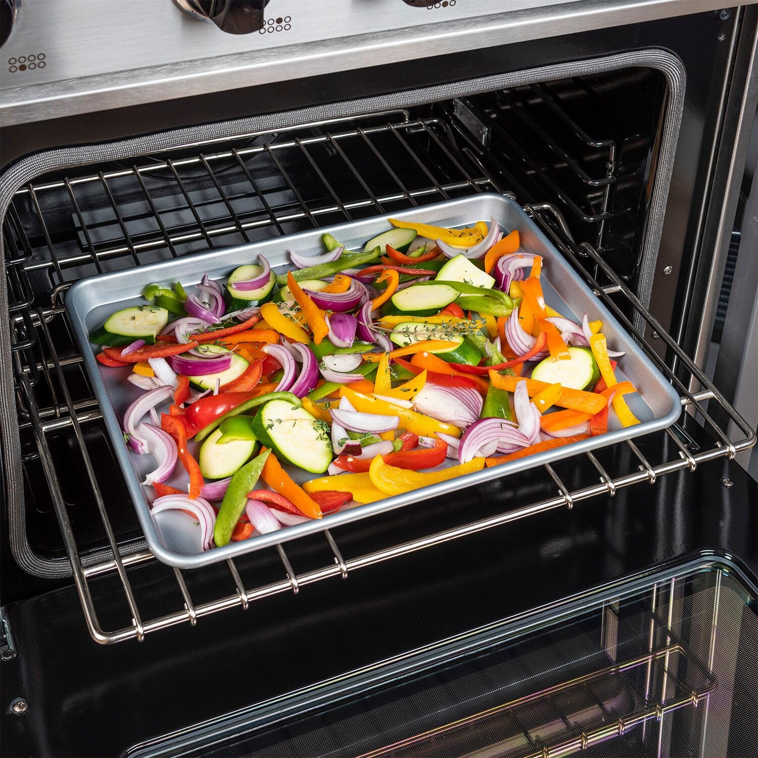 Viking Culinary 18-Inch Aluminized Nonstick Baking Sheet Silver