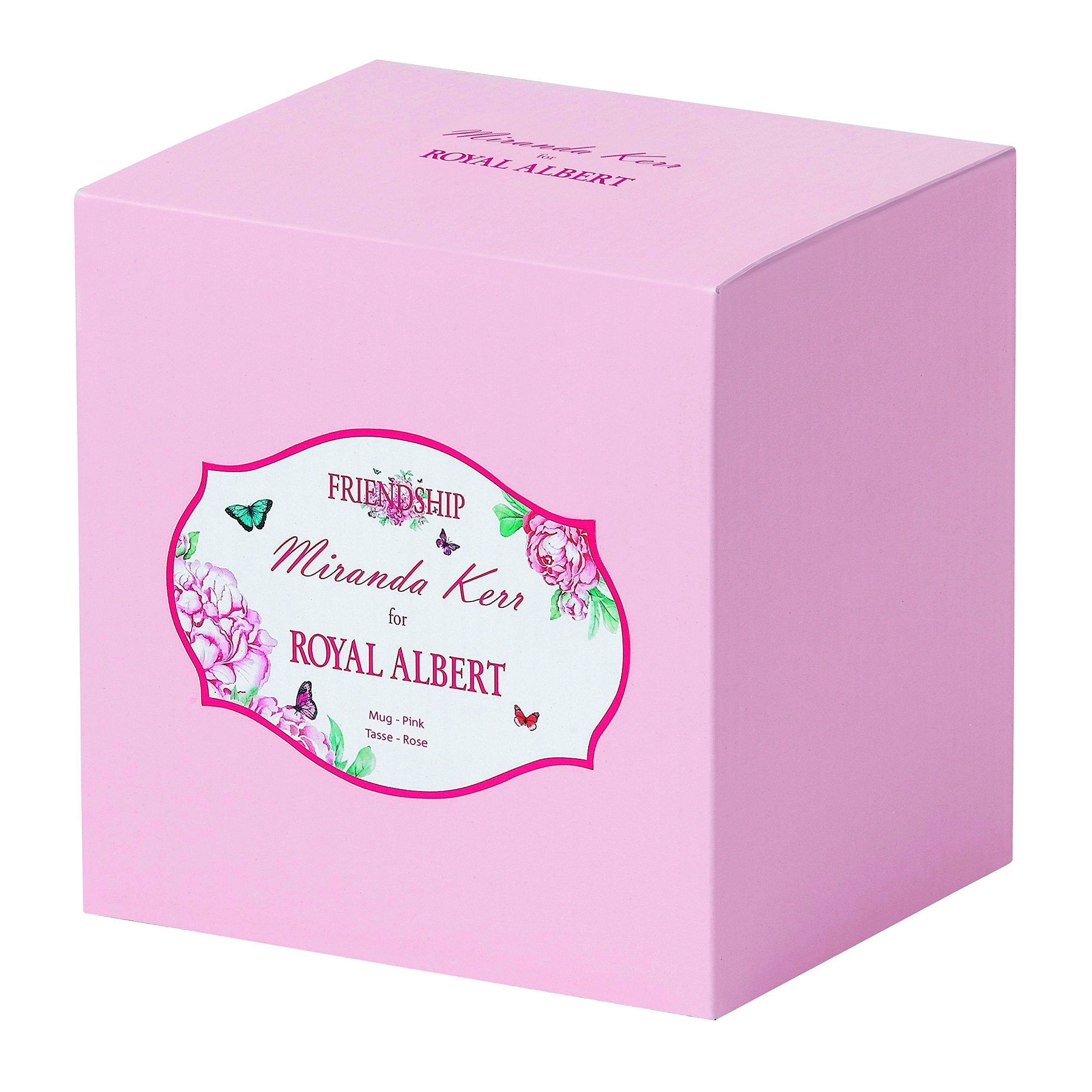 Miranda Kerr For Royal Albert Friendship Vintage Mug, Pink, 13.5 Oz