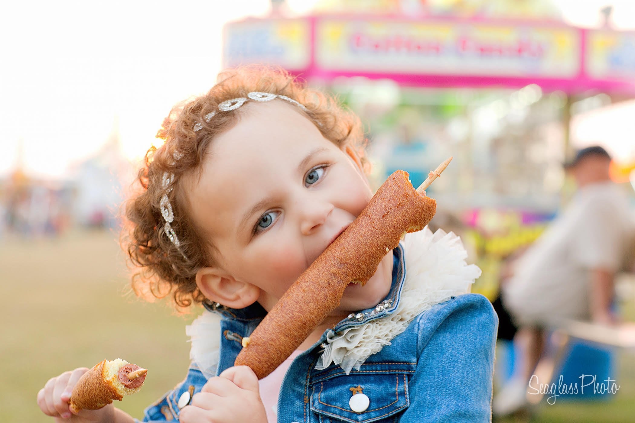 Perfect Stix - WRS100SP-100 10'' Wooden Semi Pointed Corn Dog Skewers ( Pack of 100)