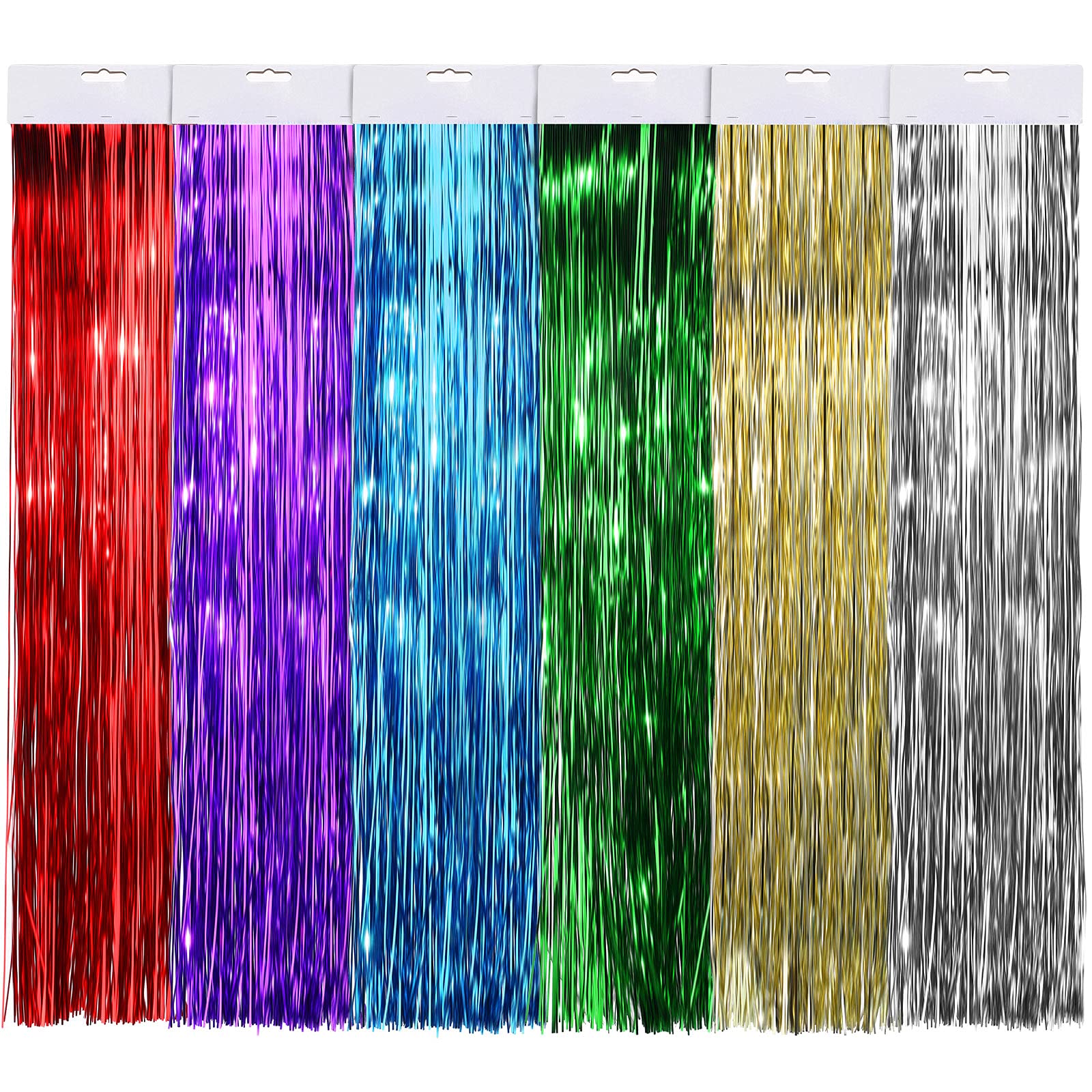 2500 Strands Christmas Tinsel Garland Decorations Tinsel Foil Fringe Icicles for Christmas Holiday Decor Birthday Home Graduatio