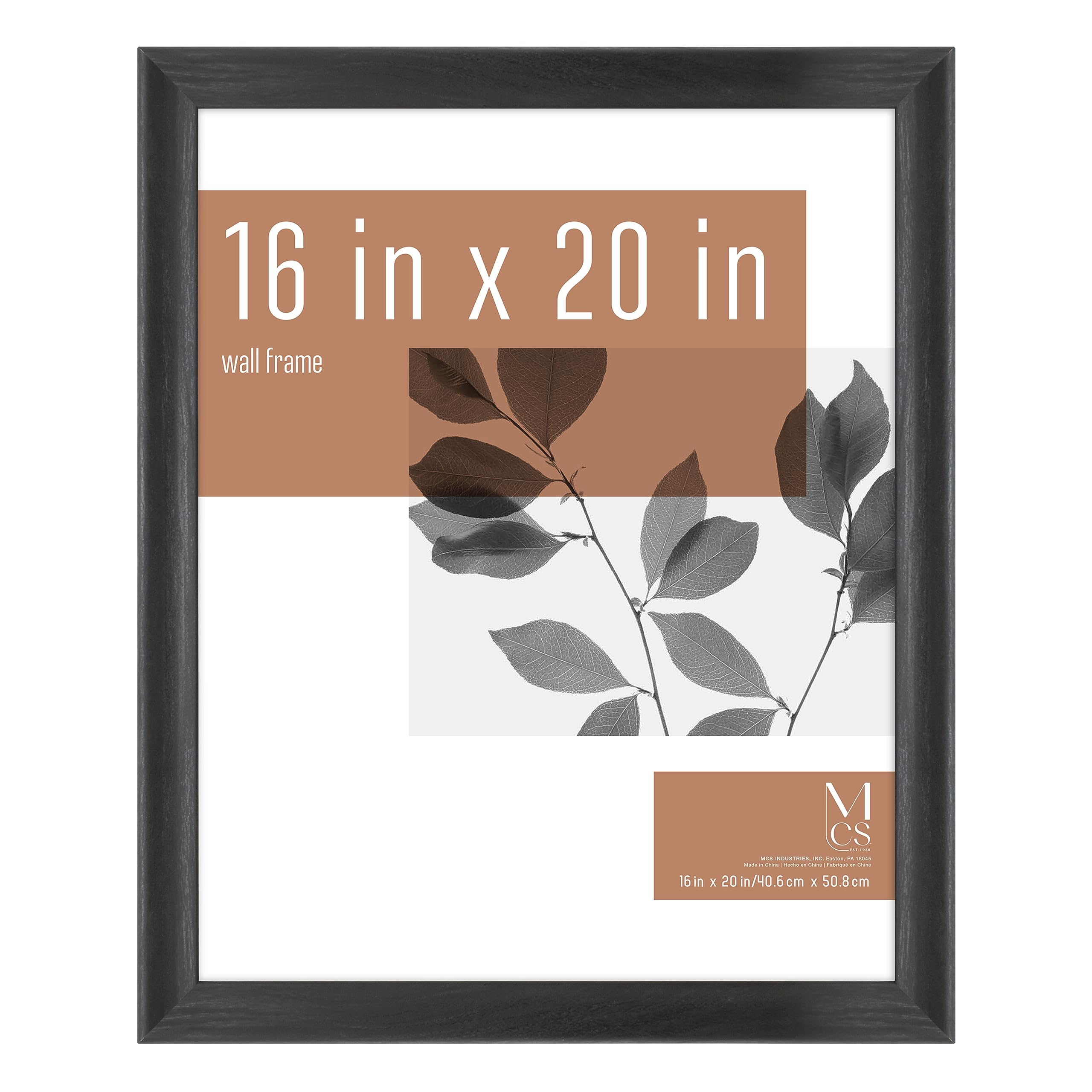 MCS STUDIO GALLERY 2 FRAME 16X20 BLACK WOODGRAIN