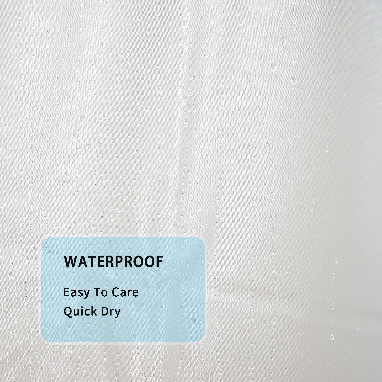Yisure Plastic Frosted Peva Bathroom Window Curtain, No Hook Needed Narrow Short Peva Privacy Shower Curtain For Shower Room, Wi