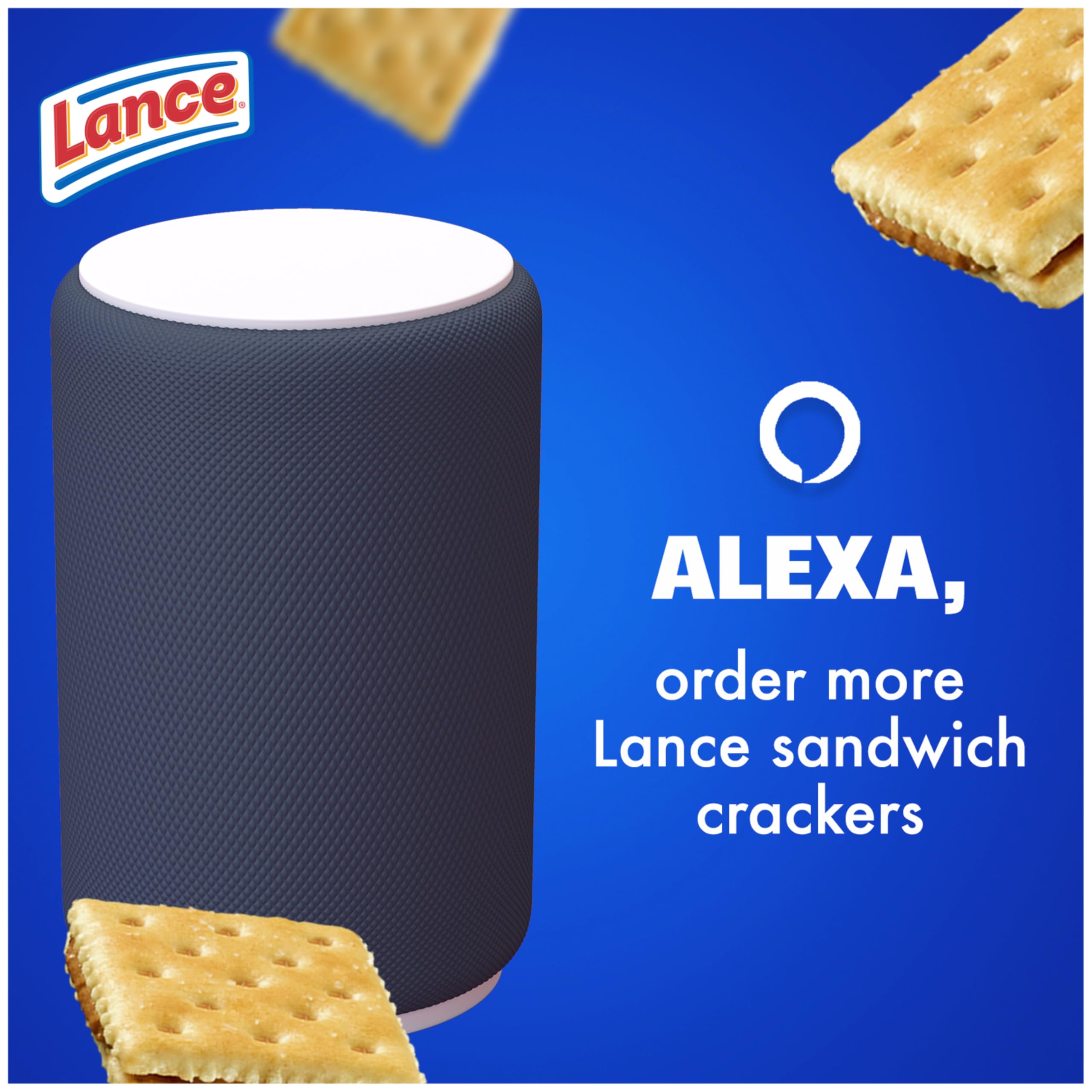 Lance Sandwich Crackers, Captain'S Wafers, Variety Pack, 8 Individual Packs, 6 Sandwiches Each