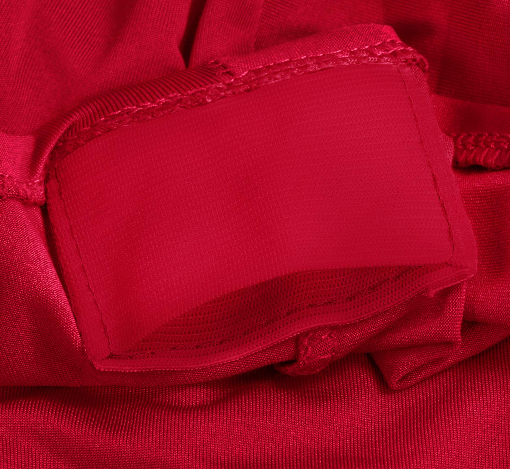 Utopia Kitchen Spandex Tablecloth 2 Pack [6FT  Red] Tight  Fitted  Washable and Wrinkle Resistant Stretch Rectangular Patio Table Cover for Event  Wedding  Banquet & Parties [72Lx30Wx30H Inch]
