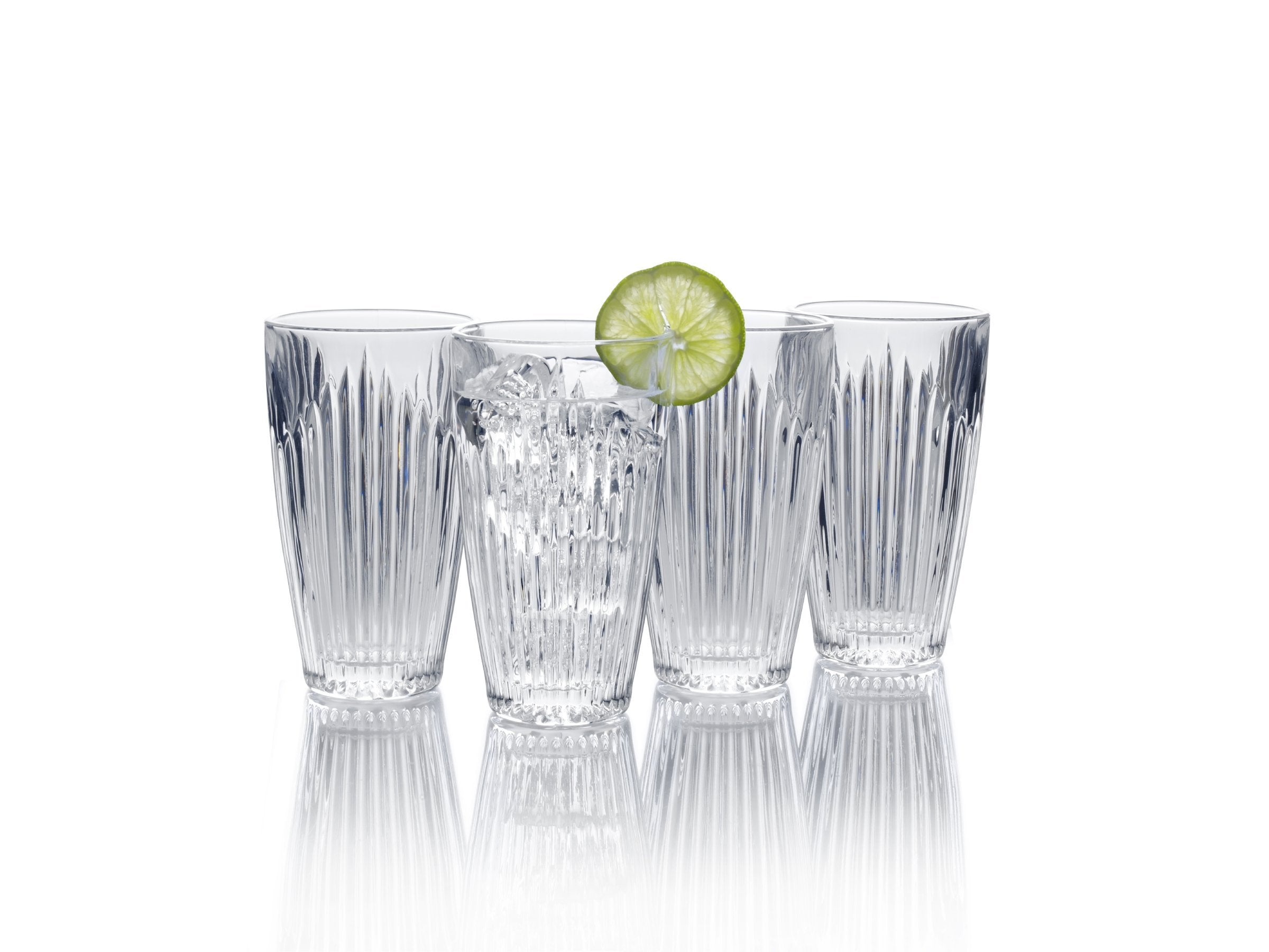 Mikasa Parkside Highball Glass, 11.7-Ounce, Set Of 4