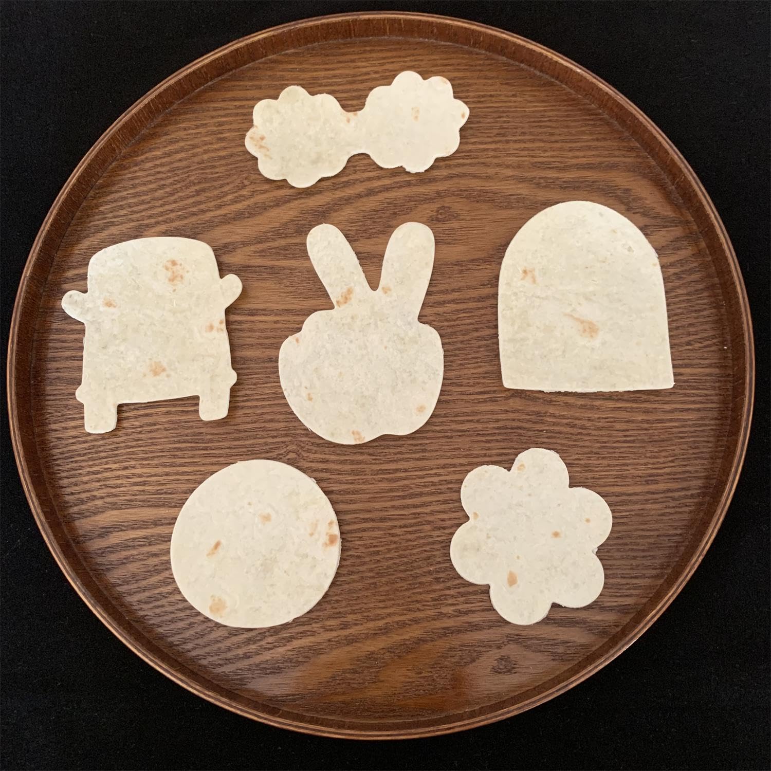 Lubtosmn Large Groovy Cookie Cutter Set-6 Piece-Vw Van, Peace Hand, Daisy, Floral Sunnies, Rainbow And Circle-Diswasher Safe-Coo