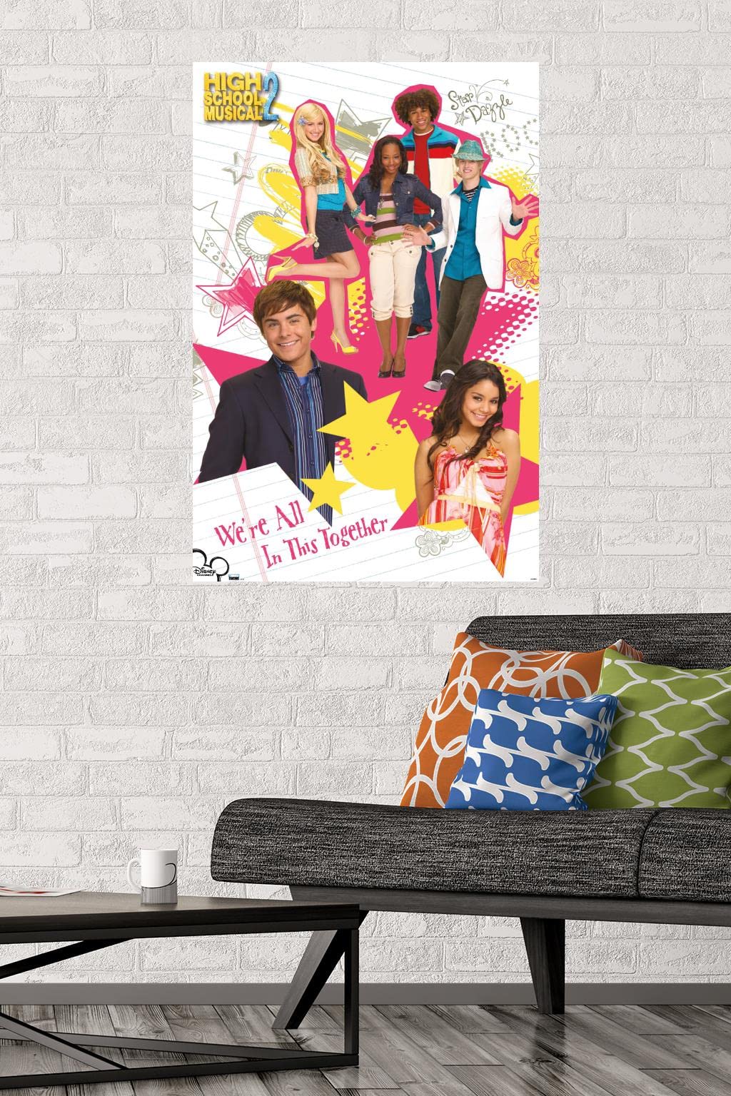 Trends International High School Musical 2 - Group Image Wall Poster, 22.375'' X 34'', Premium Unframed Version