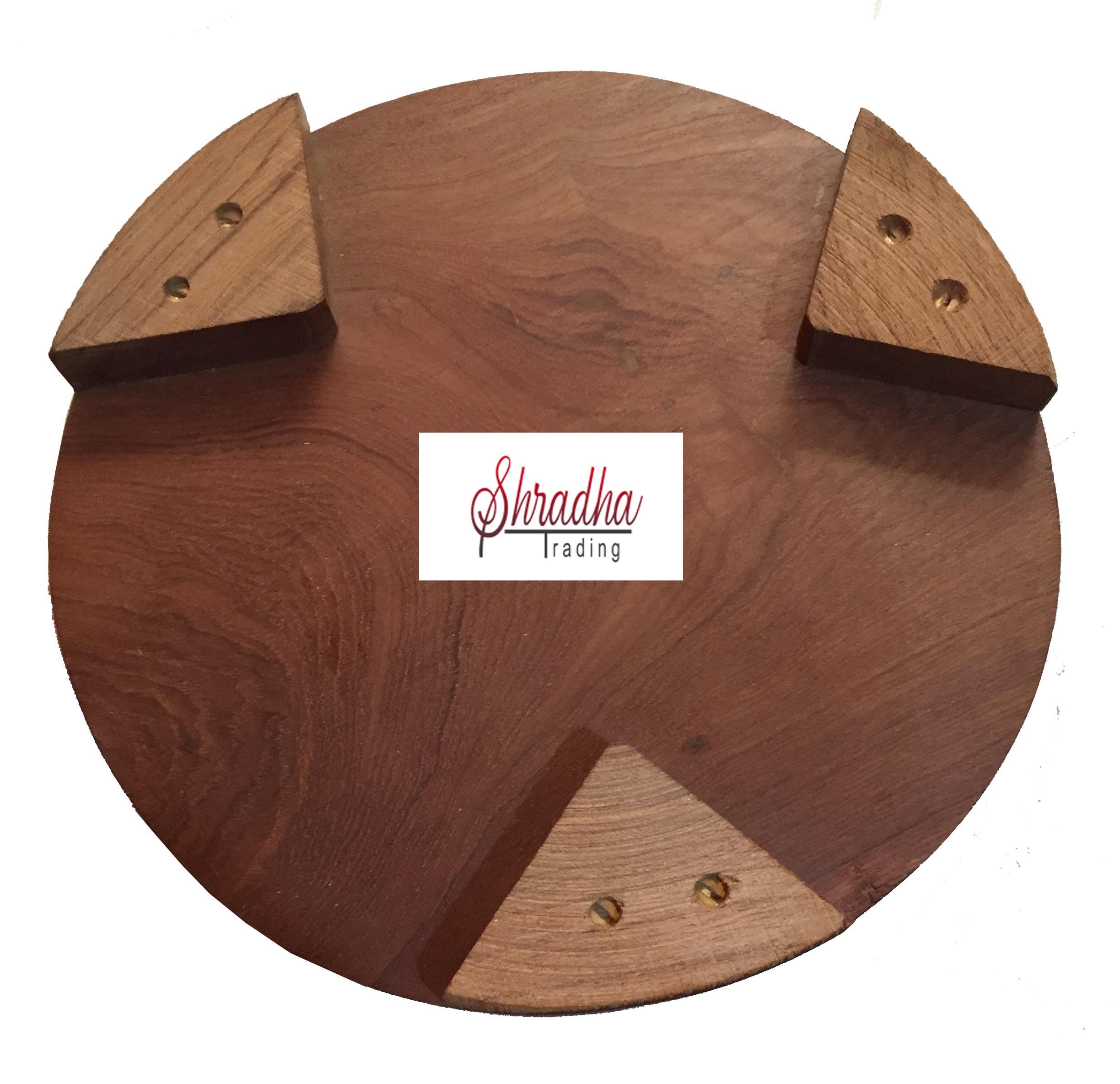 Wooden Belan Chakla, Wooden Chakla Belan, Wooden Circular Board With Rolling Pin
