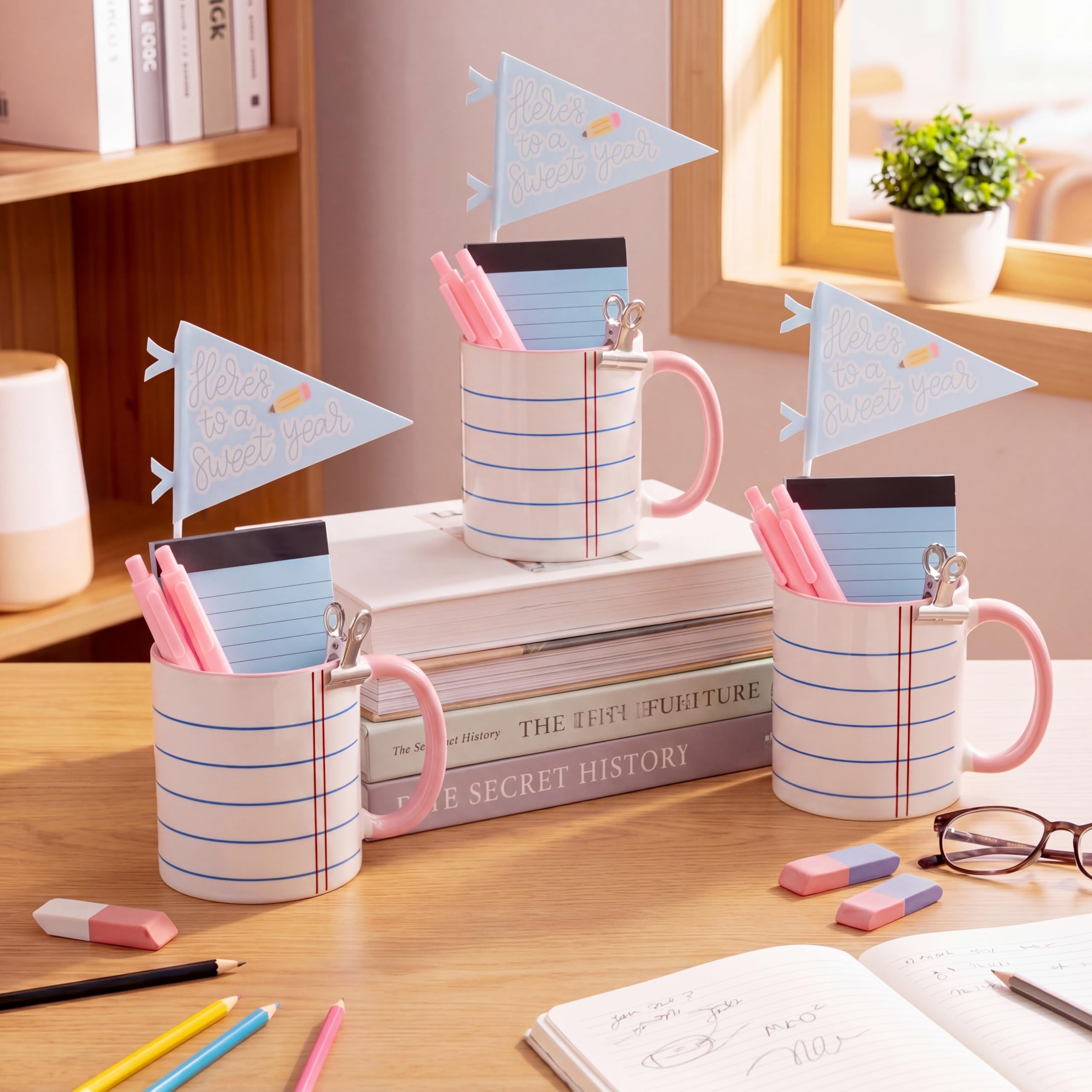 Ferrochef 18 Pcs Teacher Appreciation Gifts Set, Mug Notebook Clipboard Pen