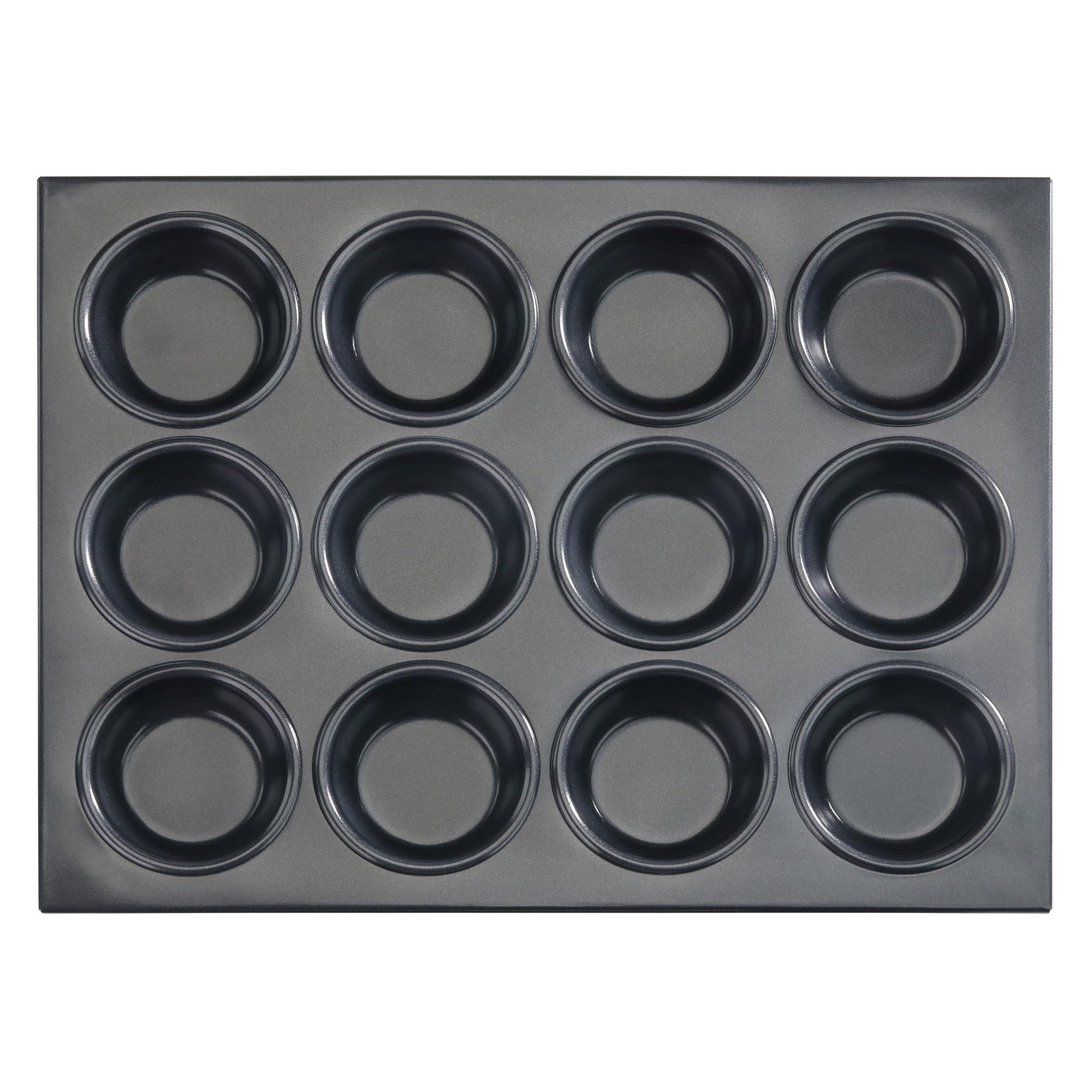 New Star Foodservice 37845 Aluminum Non-Stick Muffin Pan With 12 Cups