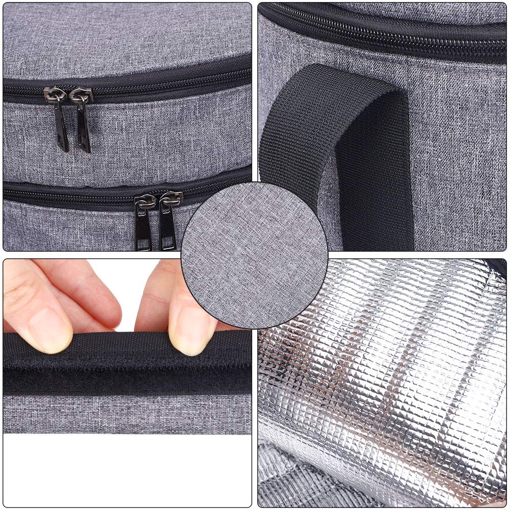 Double Decker Casserole Carrier For Hot Or Cold Food,Pie Carrier,Casserole Carrier,Casserole Dish Carrying Case,Insulated Food W