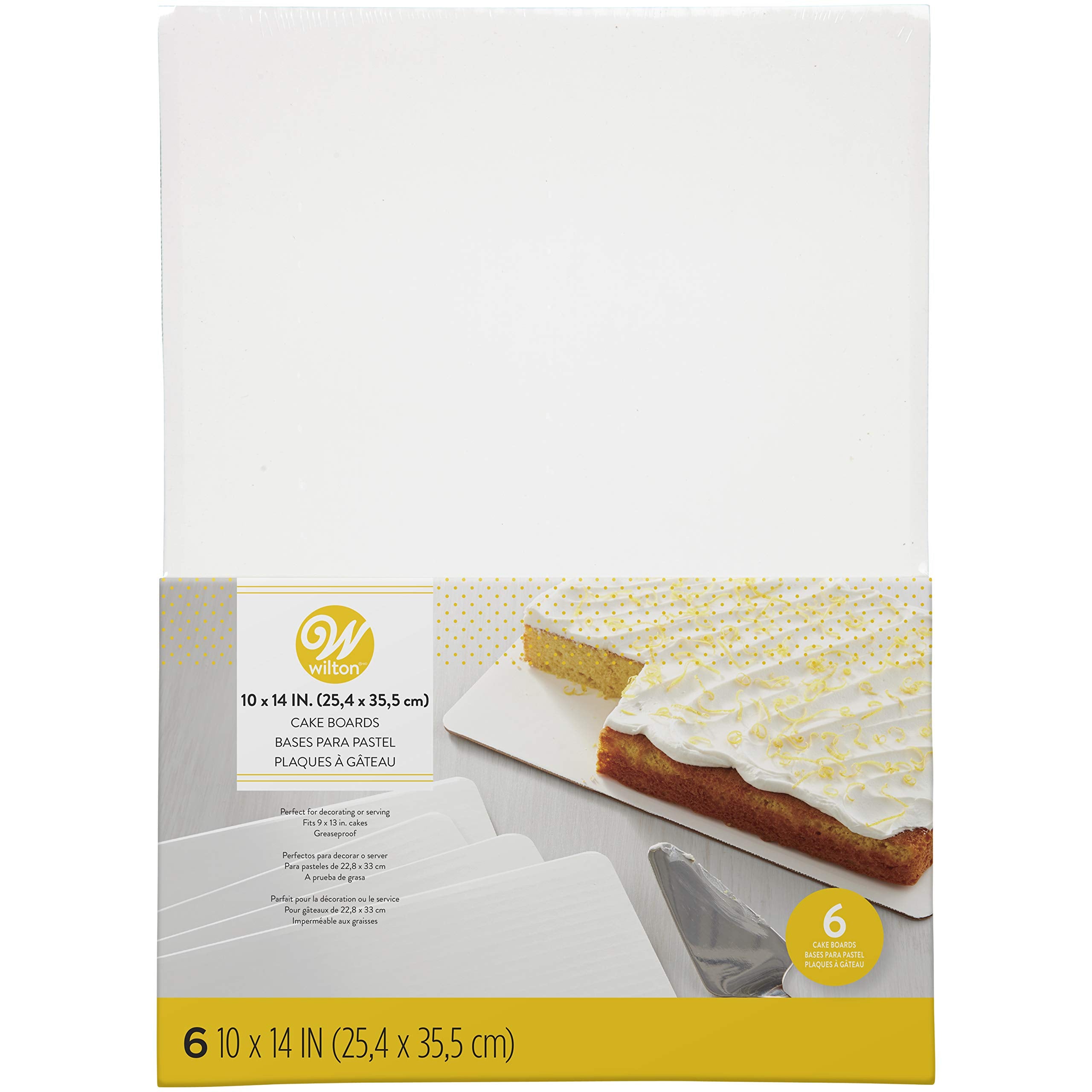 Wilton Cake Board 10X14 6Ct