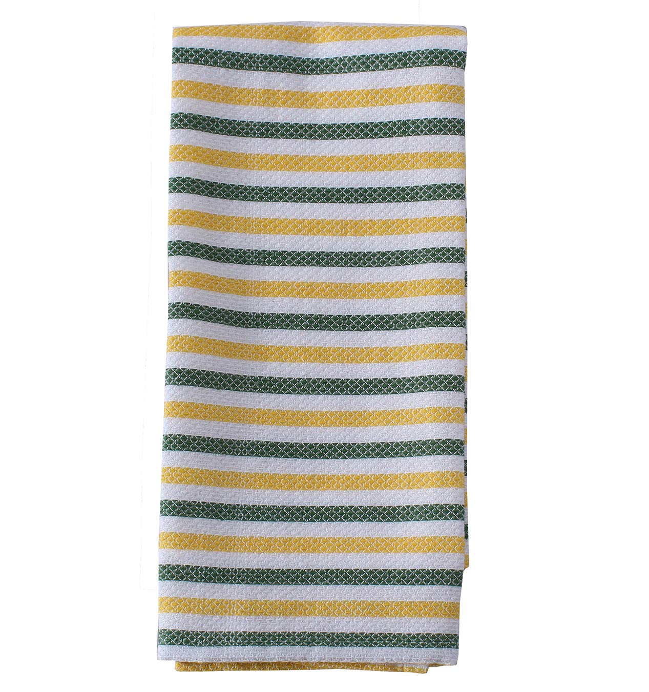 ACCENTHOME Cotton Kitchen Towels Set of 4 - Absorbent Dish Towels Set | Tea Towels | Bar Towels | Lemon Yellow Printed Kitchen Dish Towels - Multi Purpose Kitchen Linen  Drying Dish Hand Towels 20x28